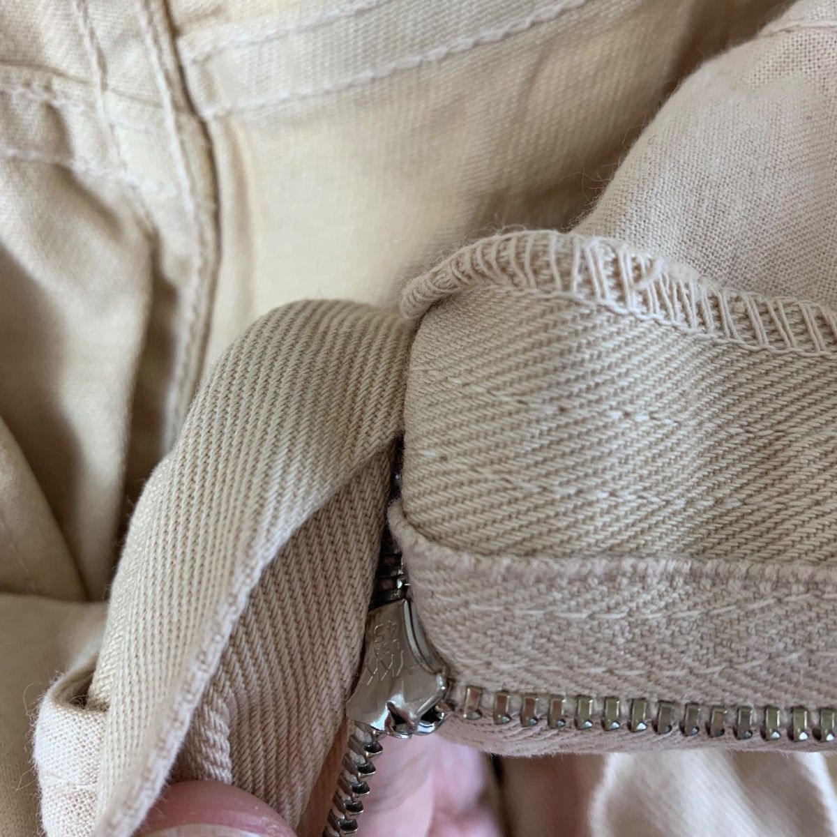 Designer × Marc Jacobs MARC JACOBS Beige colour jeans Size US 31 - 14 Thumbnail