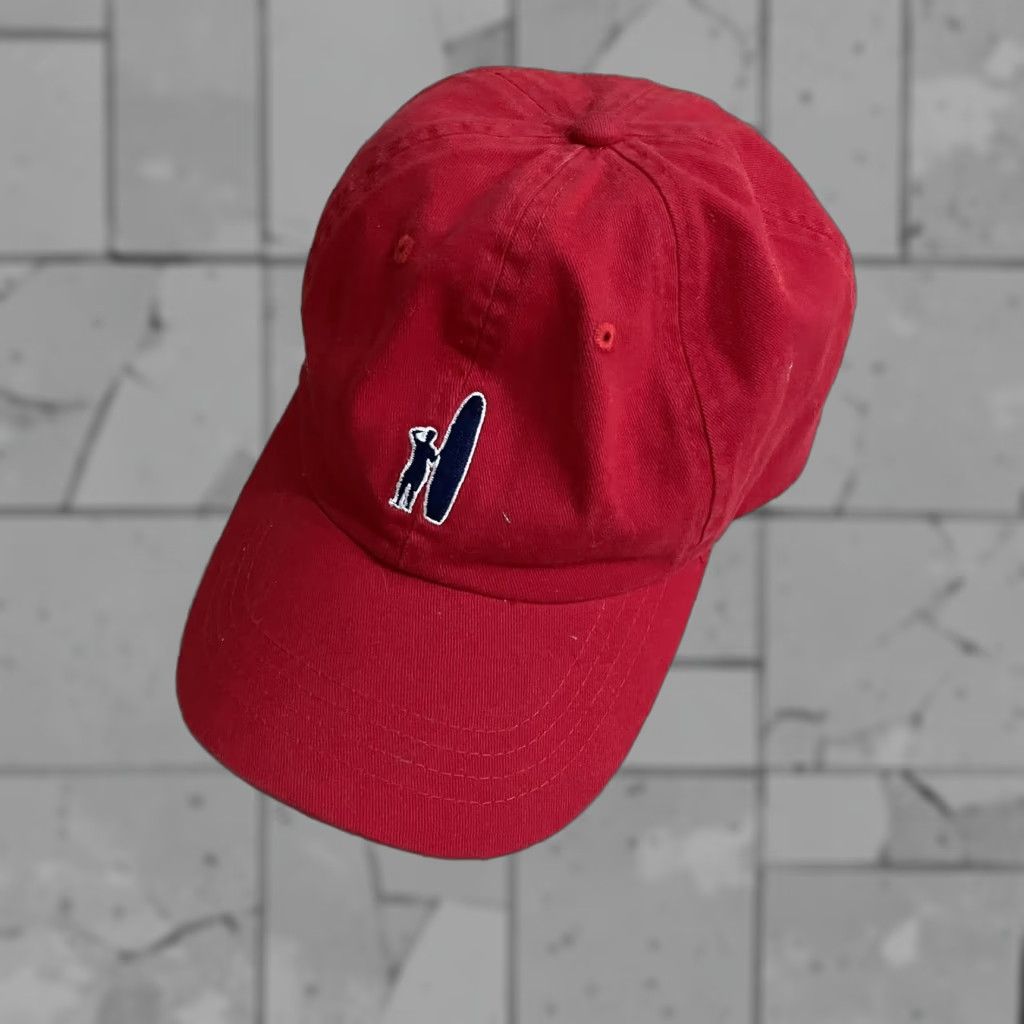johnnie-O VINTAGE Johnnie-O Baseball Cap Men Adjustable Red Cotton Cap Size ONE SIZE - 1 Thumbnail
