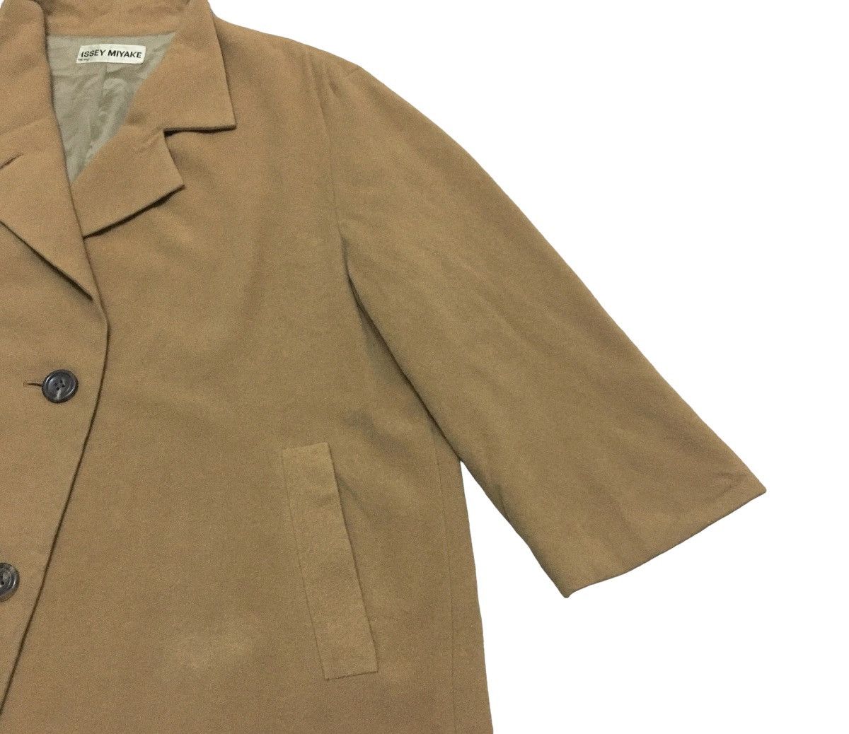 Issey Miyake Rare Design Vintage Brand Issey Miyake Trench Coat 1990s Size US M / EU 48-50 / 2 - 6 Thumbnail