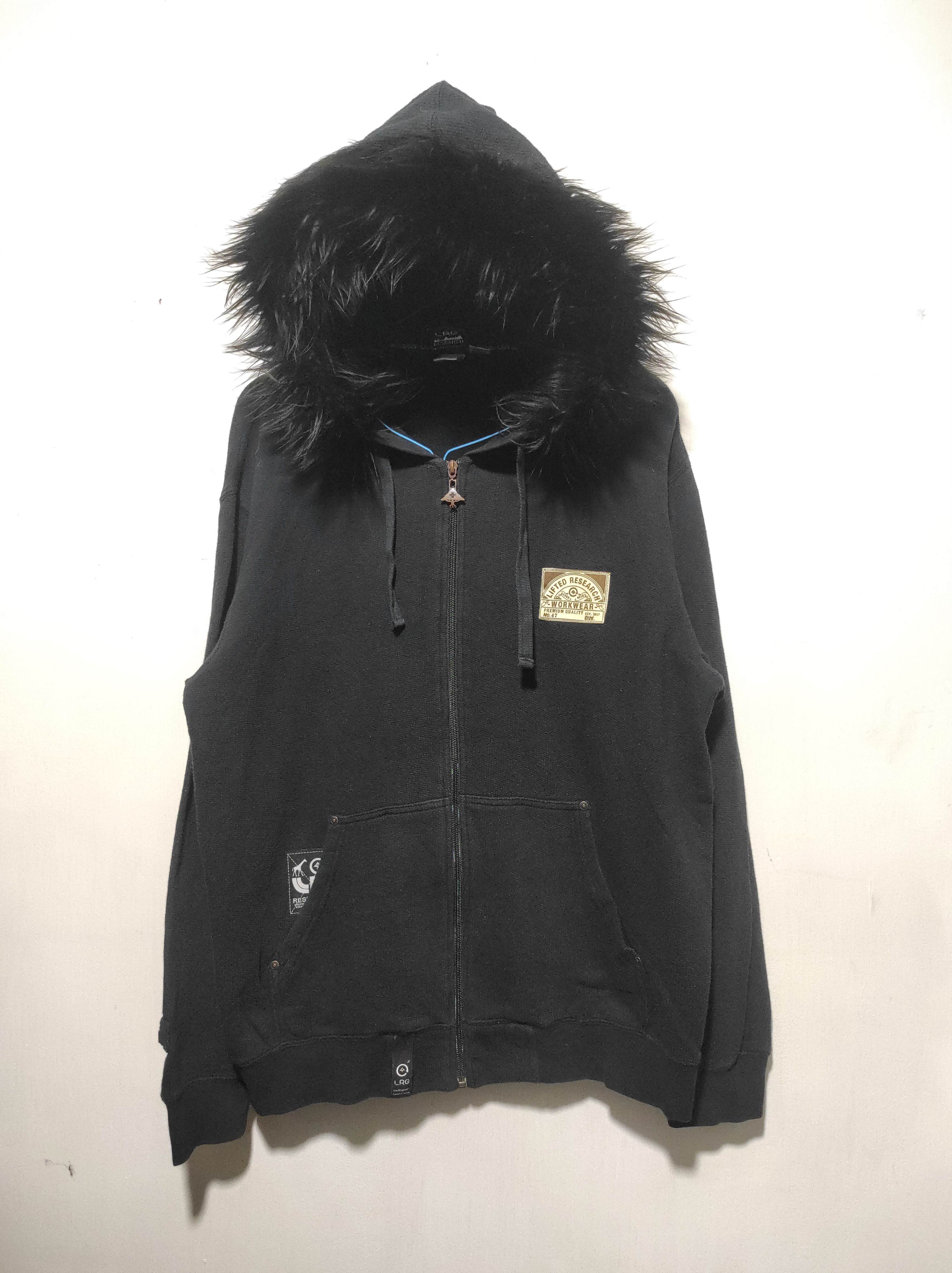 Hysteric Glamour LRG Research Workwear Zipper Fur Hoodie LGB i6w9 style Size US L / EU 52-54 / 3 - 3 Thumbnail