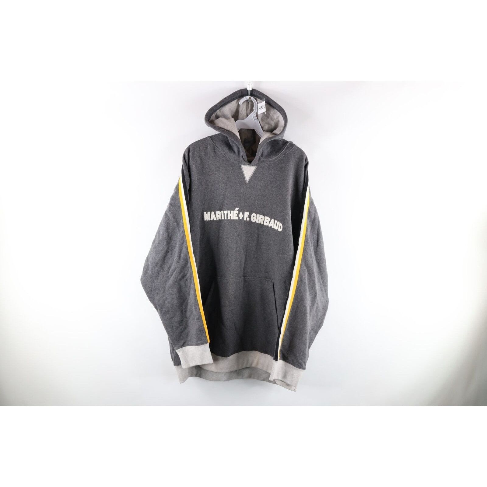 Marithe + Francois Girbaud × Vintage NOS Vintage 90s Marithe Francois Girbaud Striped Hoodie Size US XL / EU 56 / 4 - 1 Thumbnail