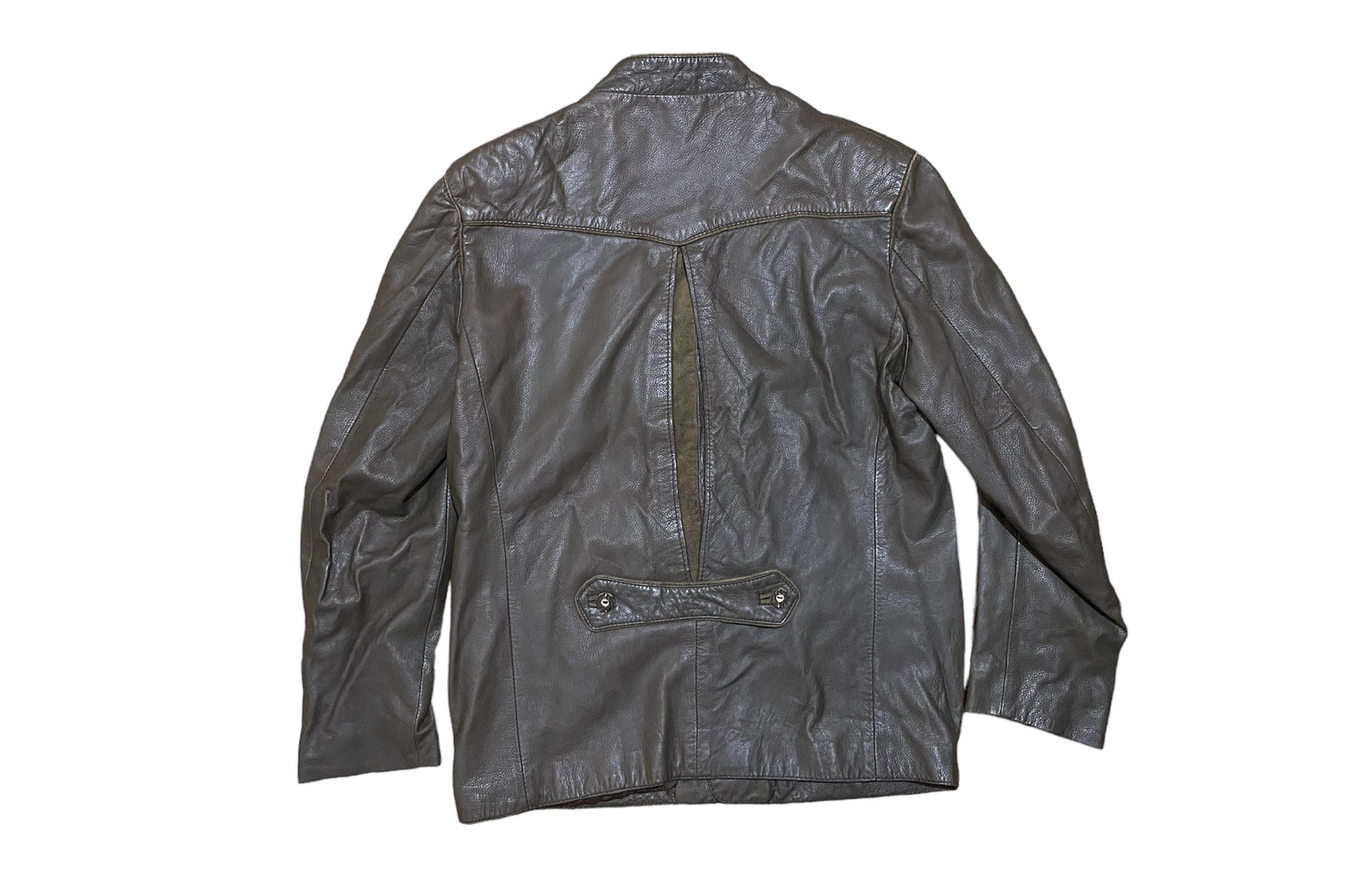 Vintage Vintage Hunter Leather Blazer / Jacket / Coat / Size US L / EU 52-54 / 3 - 8 Thumbnail