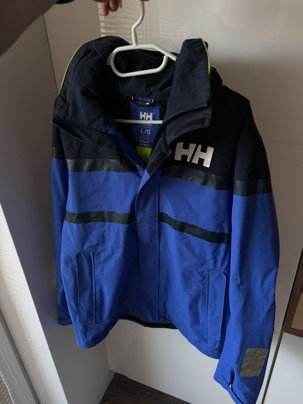 Helly Hansen ‼️Pro Helly Hansen Waterproof Kill Cord ,Cuffs Tech Jacket‼️ Size US L / EU 52-54 / 3 - 4 Thumbnail