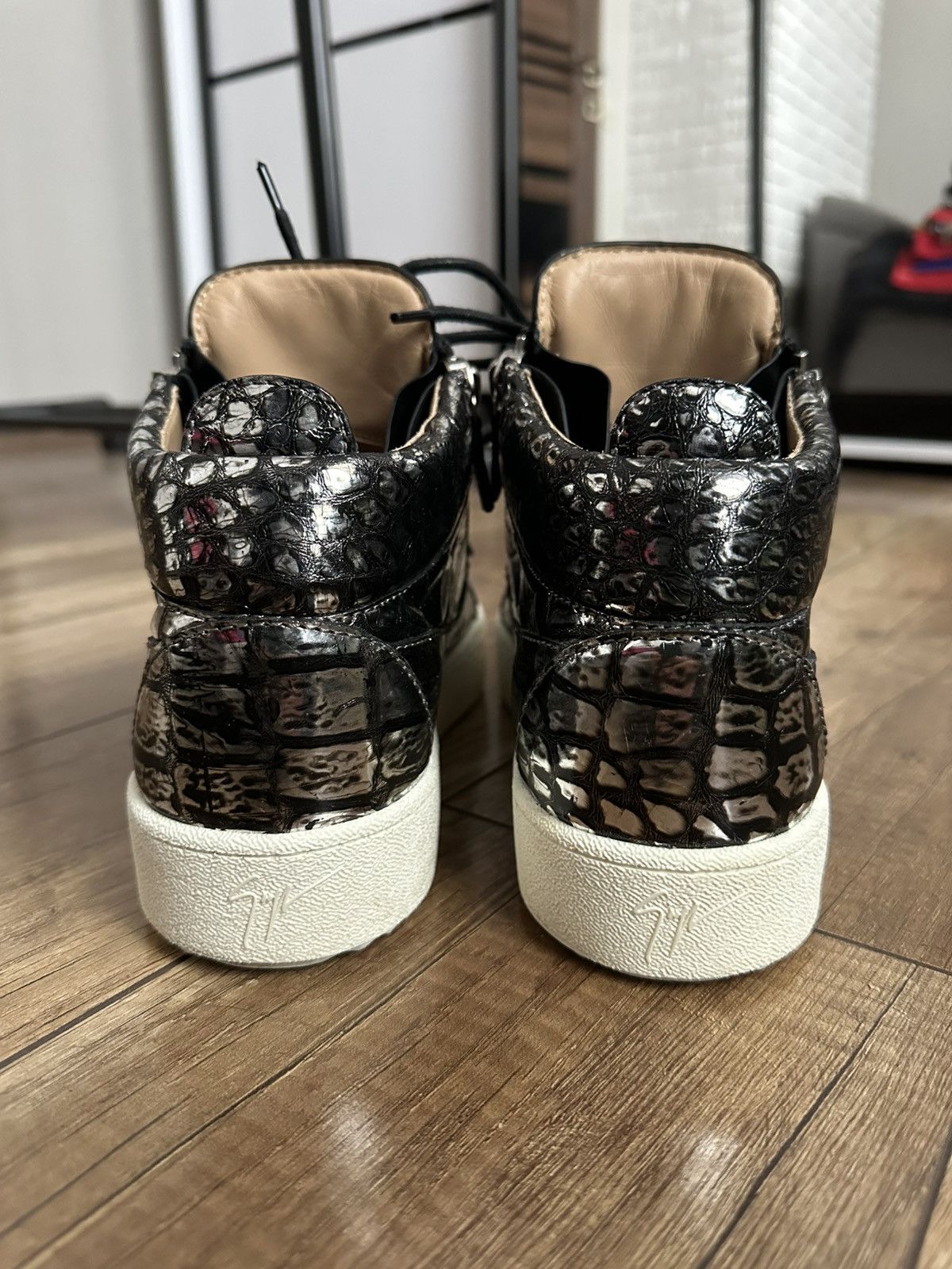 Giuseppe Zanotti Giuseppe Zanotti Kriss High Top Sneakers Shoes Size US 9 / EU 42 - 12 Thumbnail