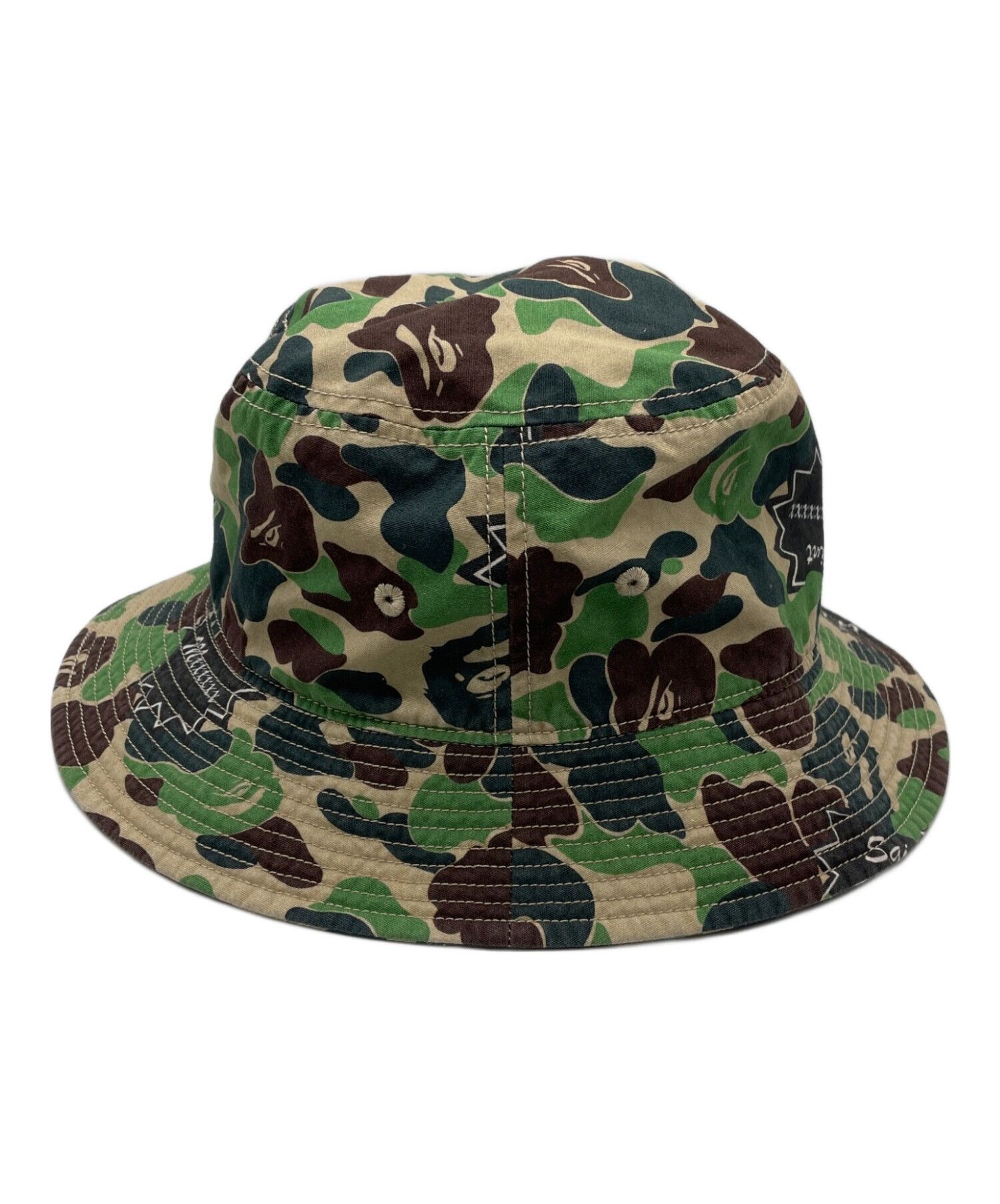 Bape × Saint Michael A BATHING APE x SAINT MICHAEL Camouflage Bucket Hat Size ONE SIZE - 3 Thumbnail