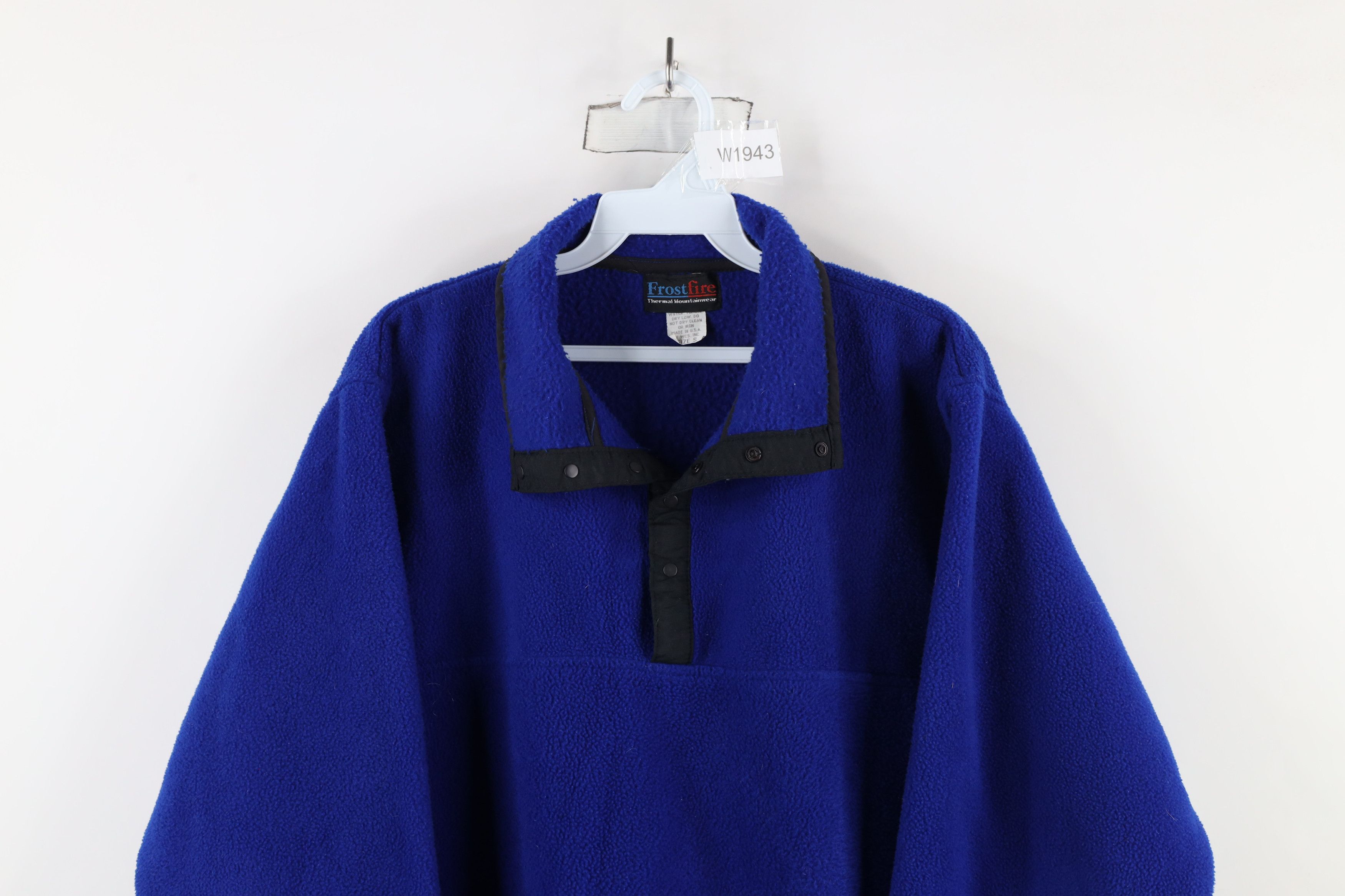 Vintage Vintage 90s Streetwear Button Fleece Pullover Sweater USA Size US S / EU 44-46 / 1 - 2 Thumbnail