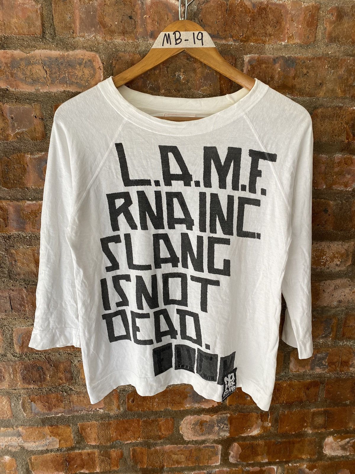 Japanese Brand 🔥Vintage RNA poem punk shirt Size US S / EU 44-46 / 1 - 2 Thumbnail
