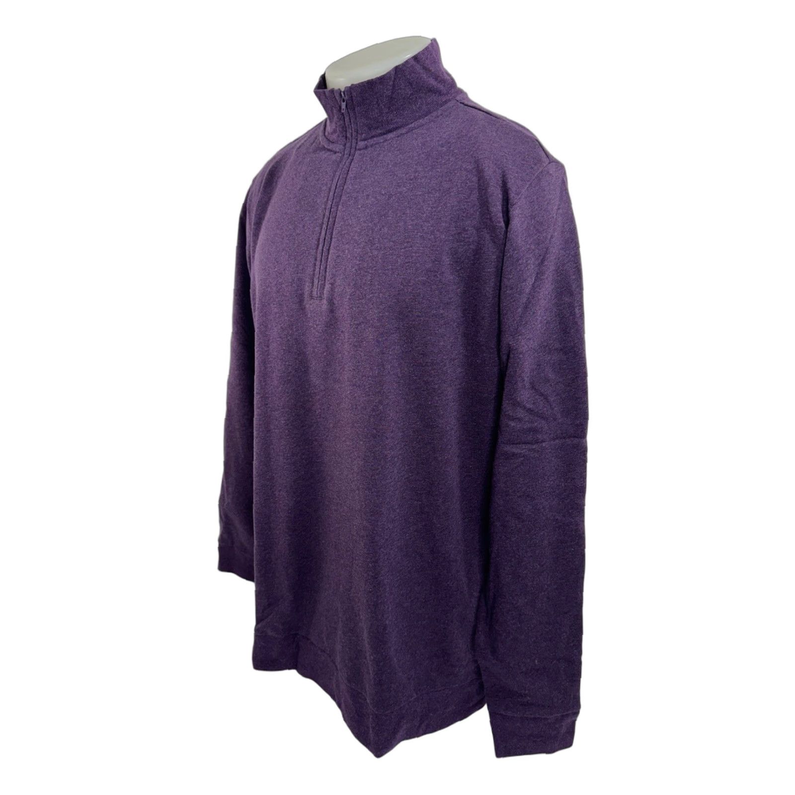 Vintage CRIQUET Fleece 1/4 Zip Pullover Mens L Sweater Jacket Purple NEW w TAG Size US L / EU 52-54 / 3 - 1 Thumbnail