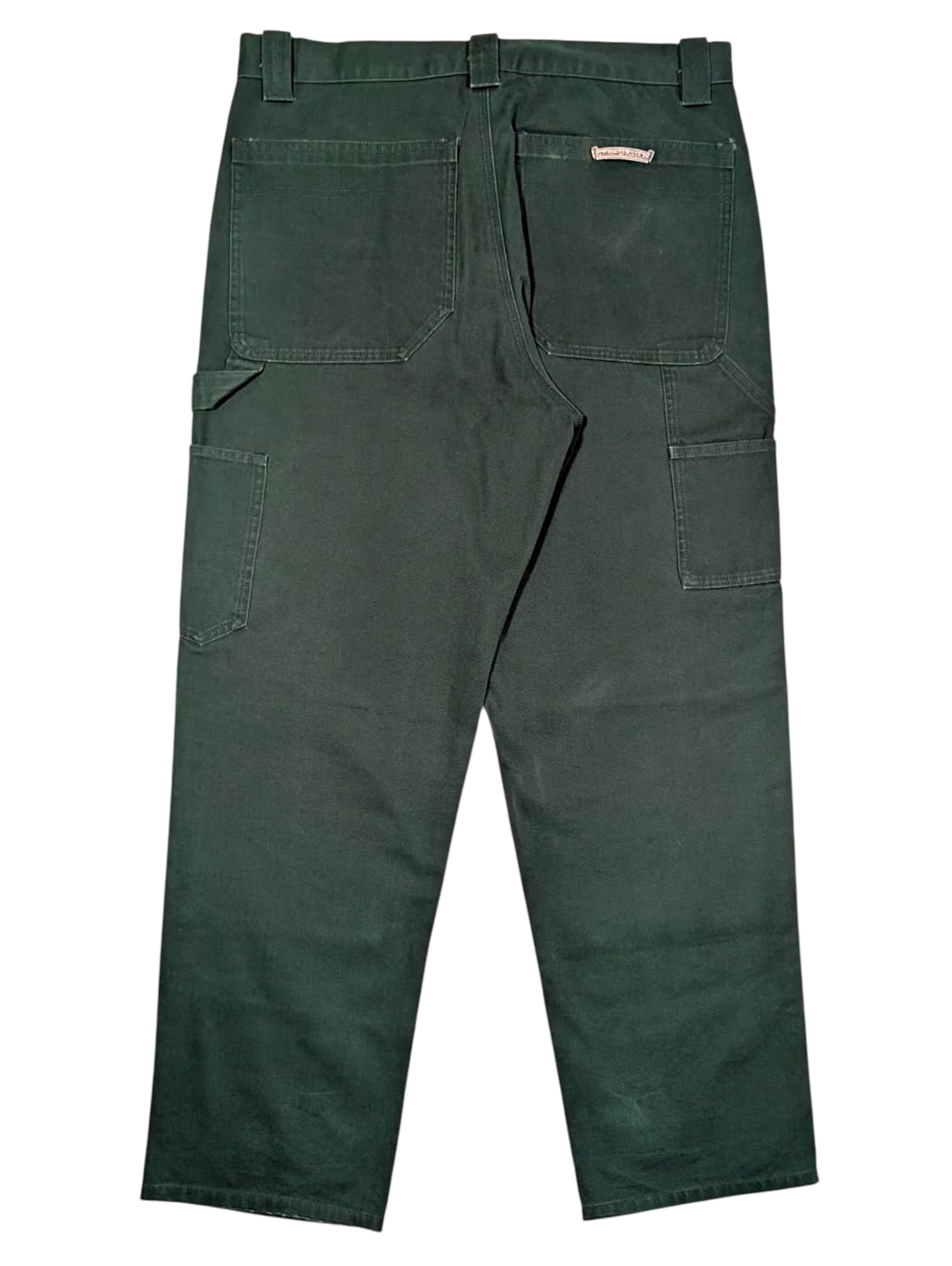 Chrome Hearts CH Japan Exclusive Green Double Knee Carpenter Pants Size US 34 / EU 50 - 2 Thumbnail