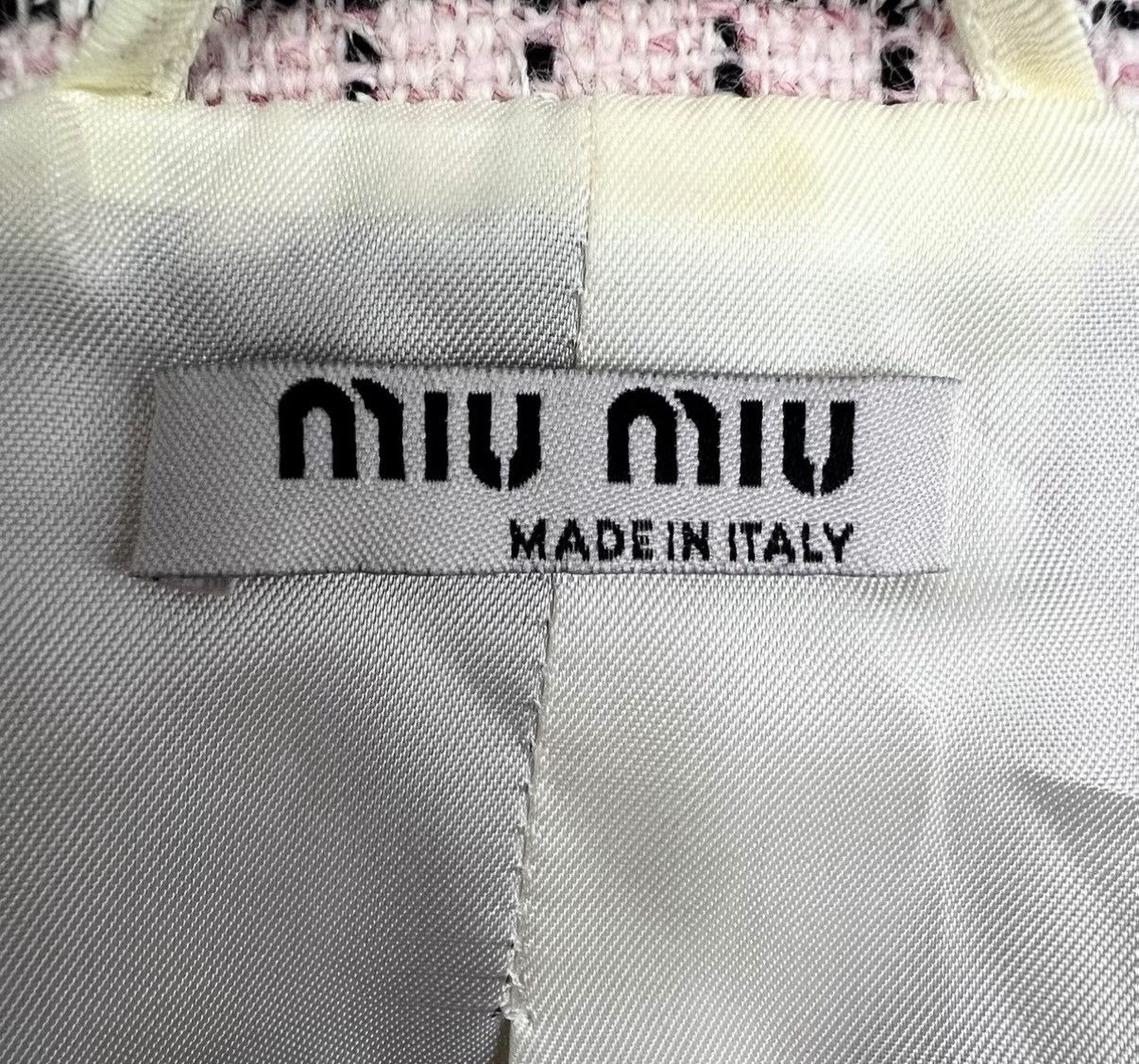 Miu Miu Miu Miu pink check short coat K12 Size XS / US 0-2 / IT 36-38 - 5 Thumbnail
