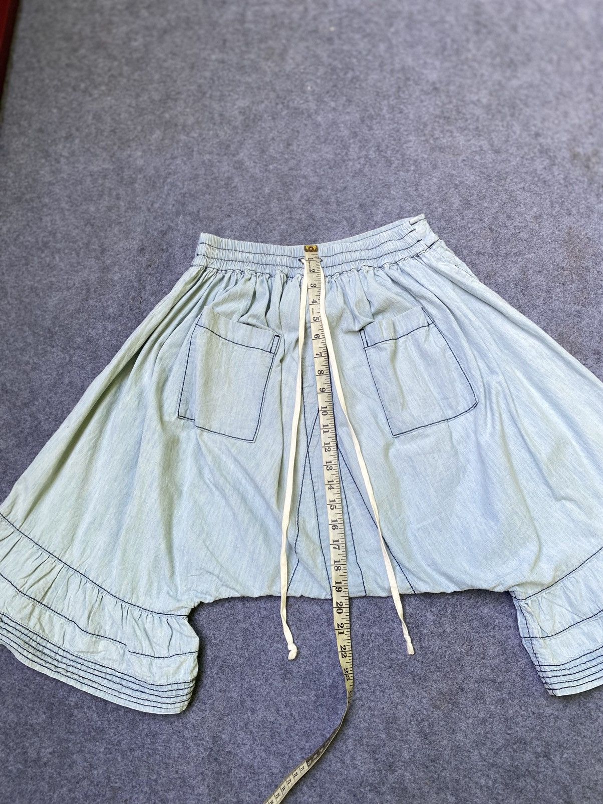 Comme des Garcons Tao Comme des Garçons Light Wash Denim Sarouel Pants Size 28" / US 6 / IT 42 - 11 Thumbnail