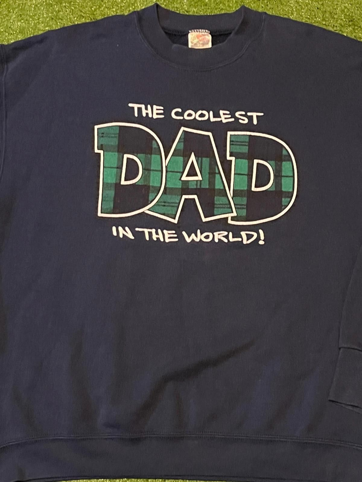 Fruit Of The Loom Fruit of the Loom Best Men's Sweatshirt - "The Coolest Dad" Size US L / EU 52-54 / 3 - 4 Thumbnail