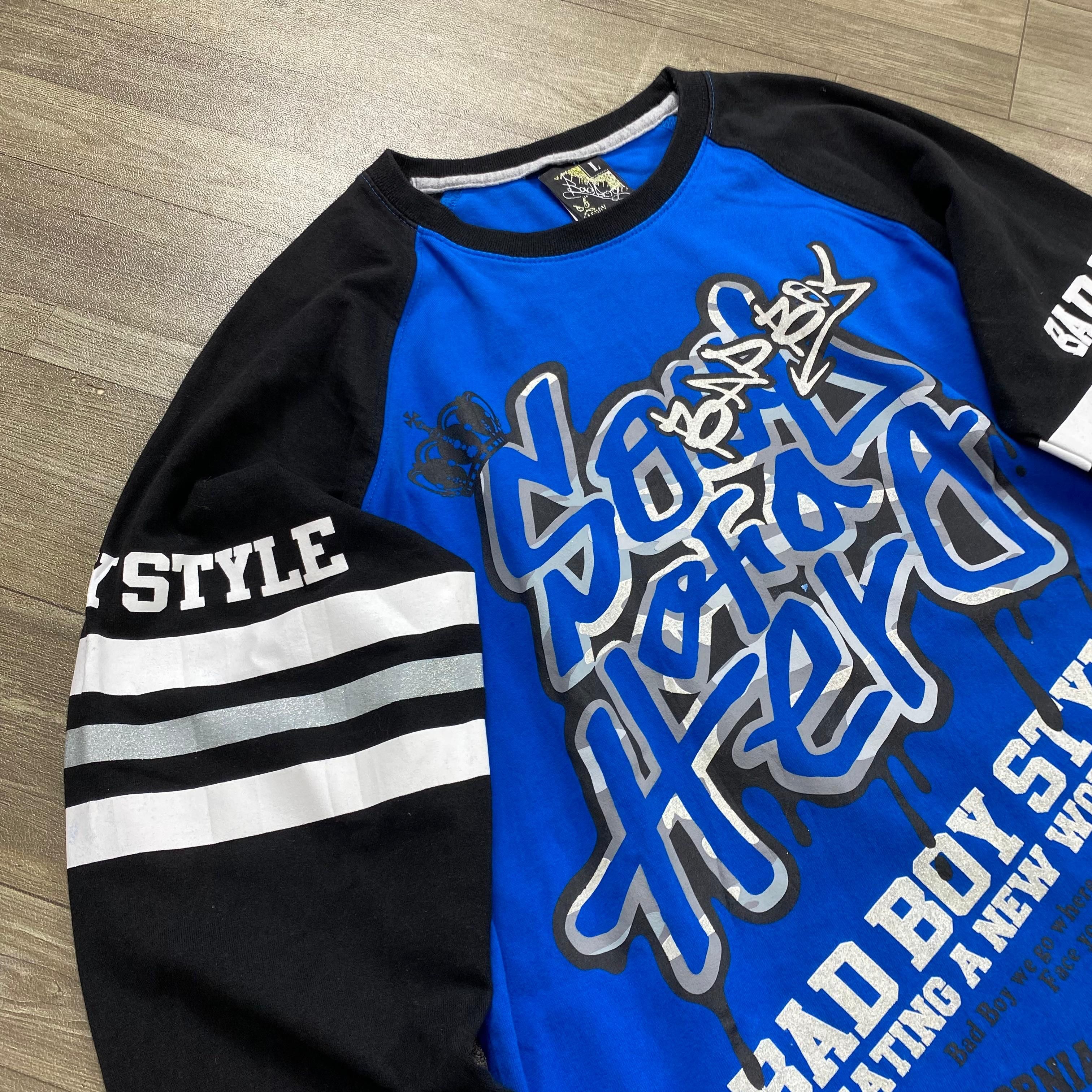 Japanese Brand Y2K❤️‍🔥2000s Badboy Kmrii Le Grande Bleu Style Longsleeve Size US M / EU 48-50 / 2 - 4 Thumbnail