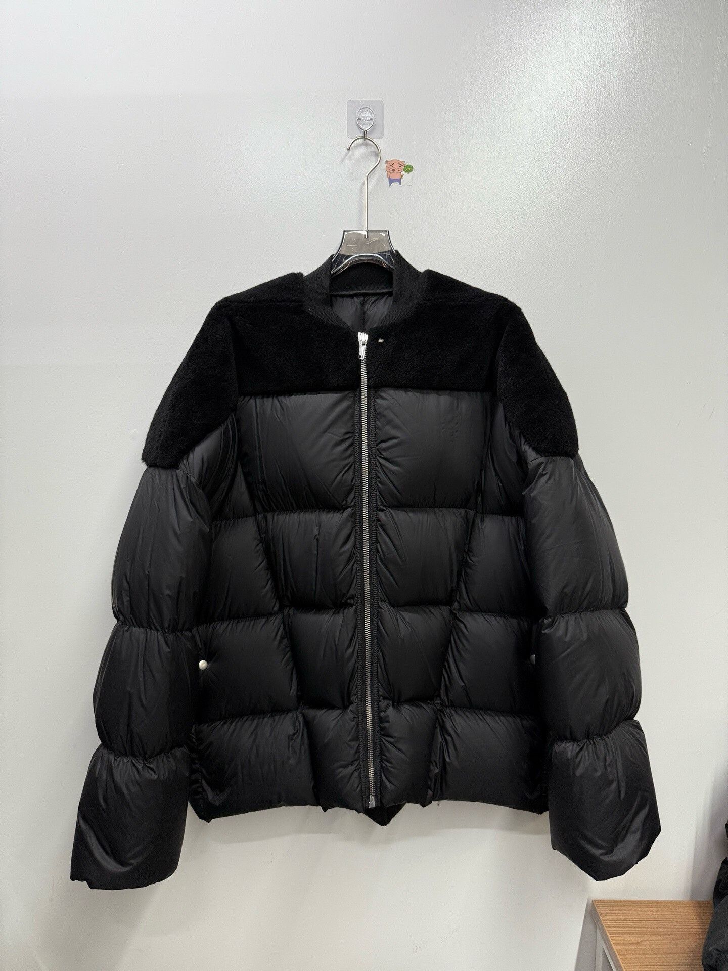 Rick Owens Rick Owens Down Black Heavy Coat 50 Men Size US XL / EU 56 / 4 - 1 Thumbnail