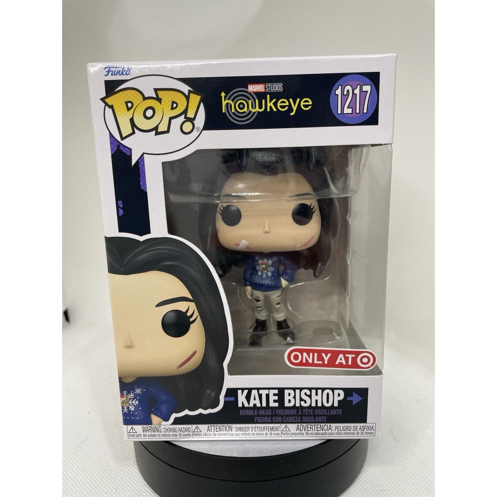 Marvel Comics Funko Pop Kate Bishop Ugly Sweater Target (Exclusive) #1217 Size ONE SIZE - 1 Thumbnail