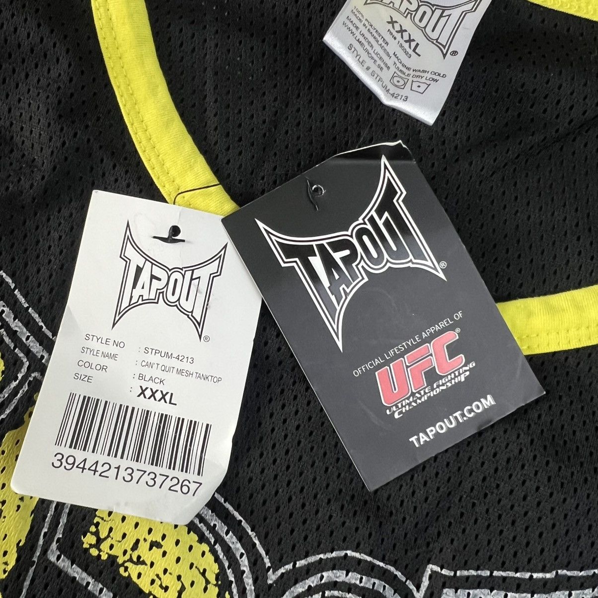 Tapout Tapout x UFC “To Quit Does Not Exist” Tank Top Vintage XXL Size US XXL / EU 58 / 5 - 6 Thumbnail