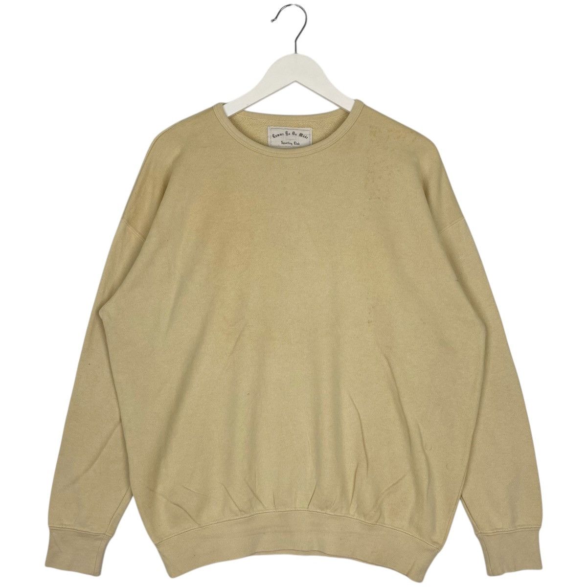 Vintage Vintage 90s Comme Ca Du Mode Crewneck Sweatshirt Beige Size US M / EU 48-50 / 2 - 1 Thumbnail
