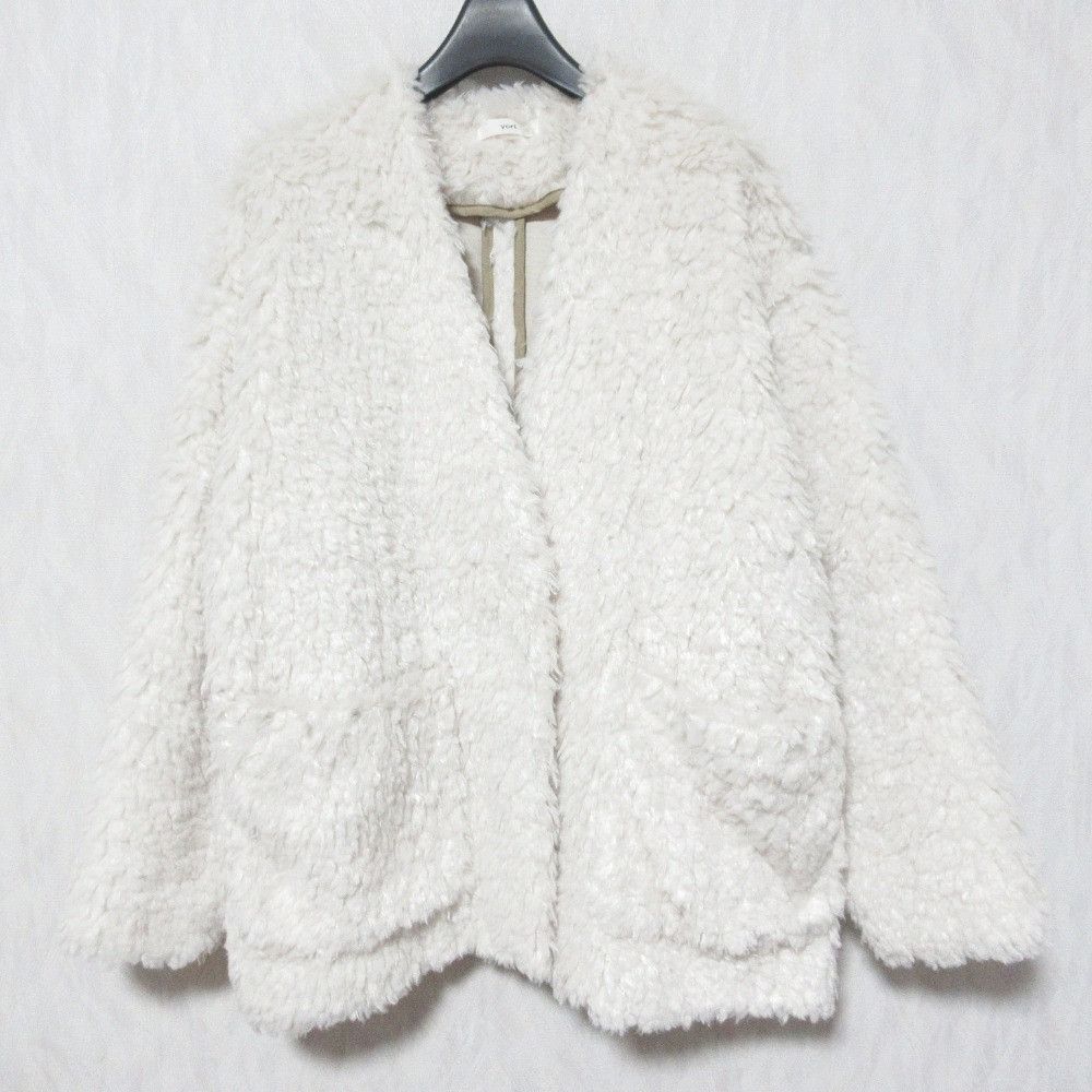 Other Other yori Poodle Boa Cardigan Jacket Others Outerwear YR1925-101AT DUTY FREE for USA Size ONE SIZE - 1 Thumbnail