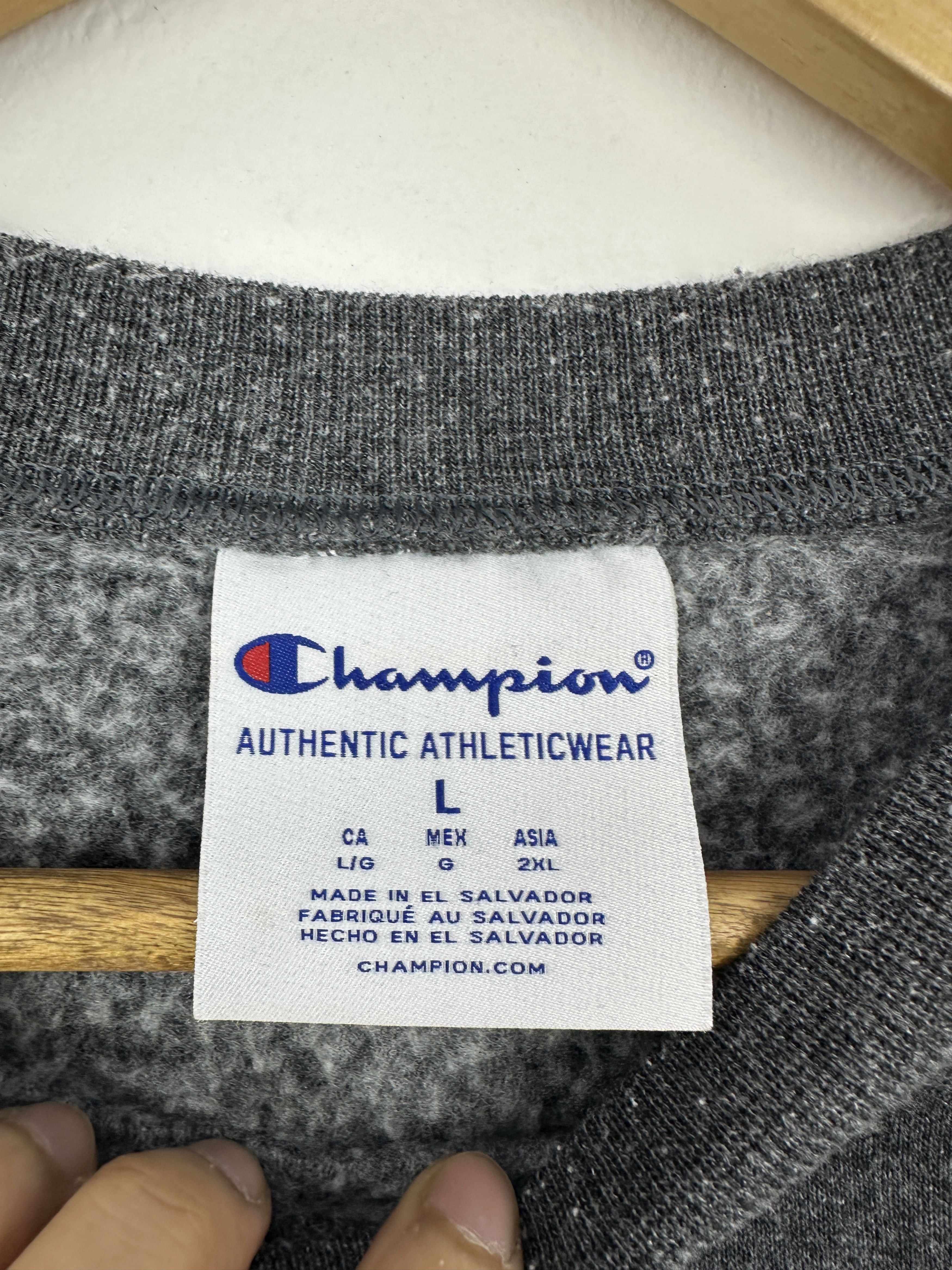 Champion Vintage Champion Eco Sweatshirt Crewneck Grey BP0022 Size US L / EU 52-54 / 3 - 5 Thumbnail