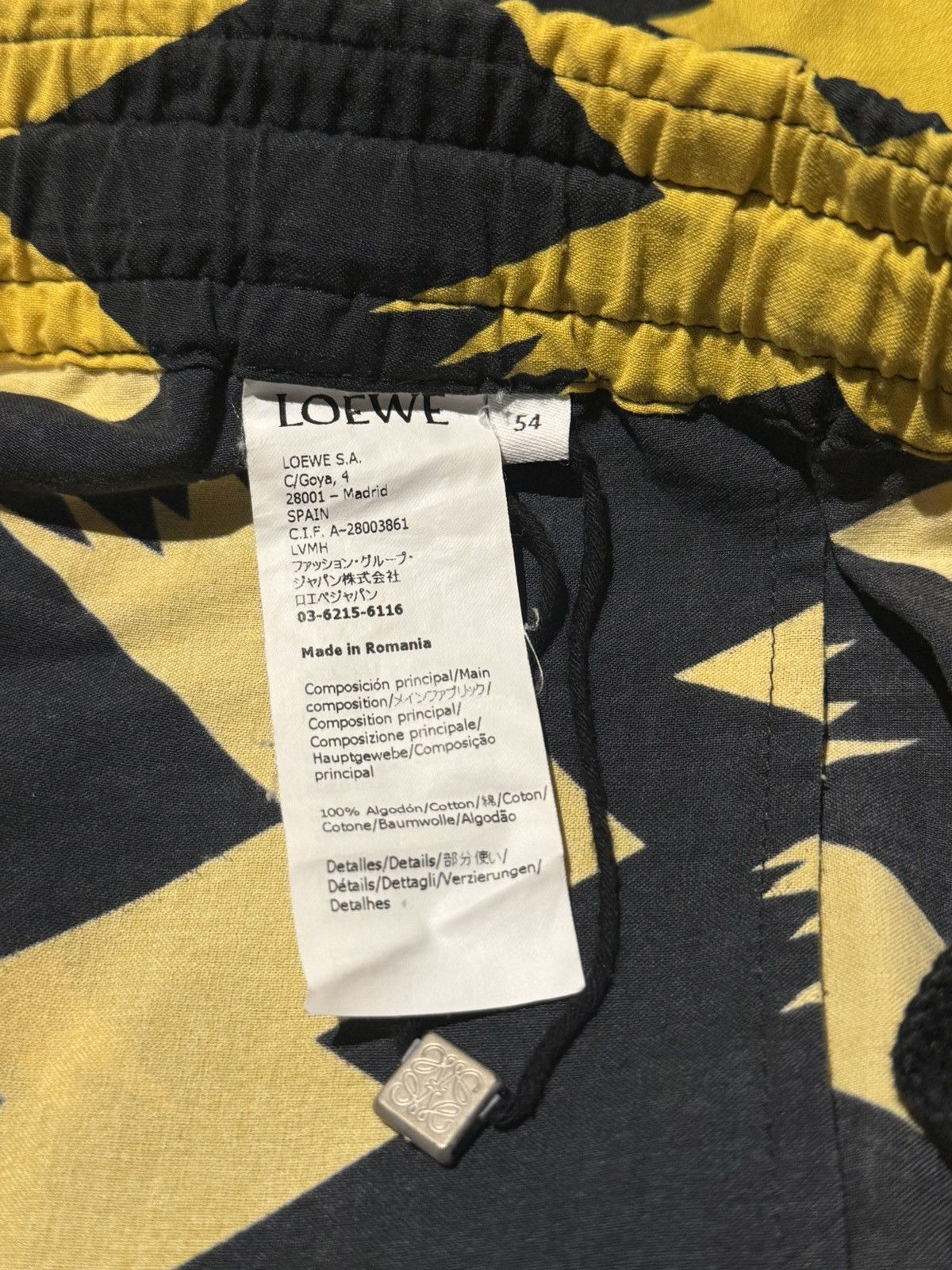 Loewe Loewe Allover Print Shorts Size US 38 / EU 54 - 4 Thumbnail