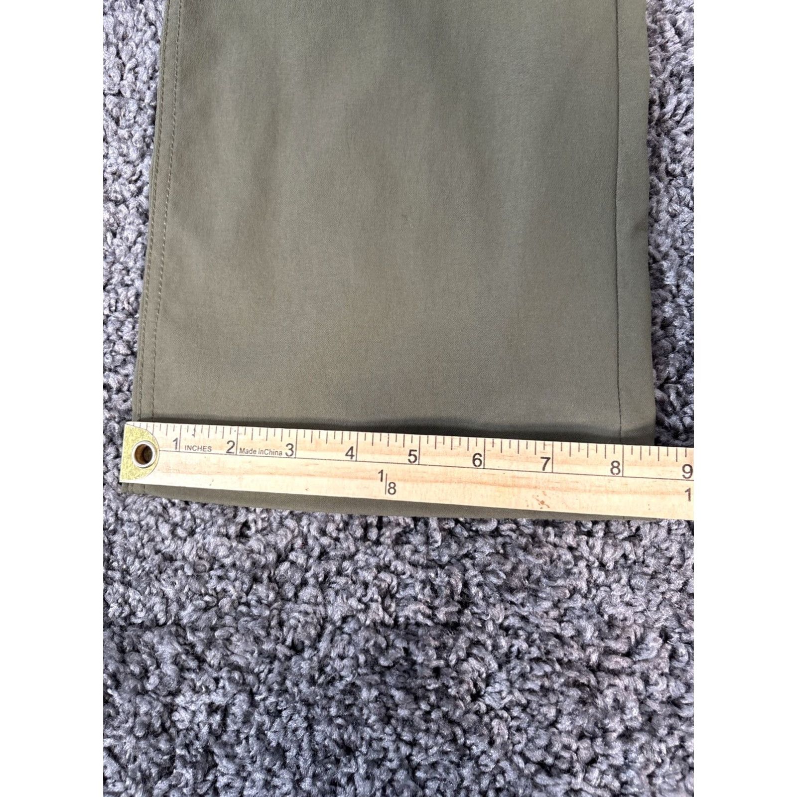 Prana Prana Pants Slim Fit 34x33 Green Nylon Hiking Outdoor Work Men Chino Stretch Straight 33 Inseam Regular Size US 34 / EU 50 - 3 Thumbnail