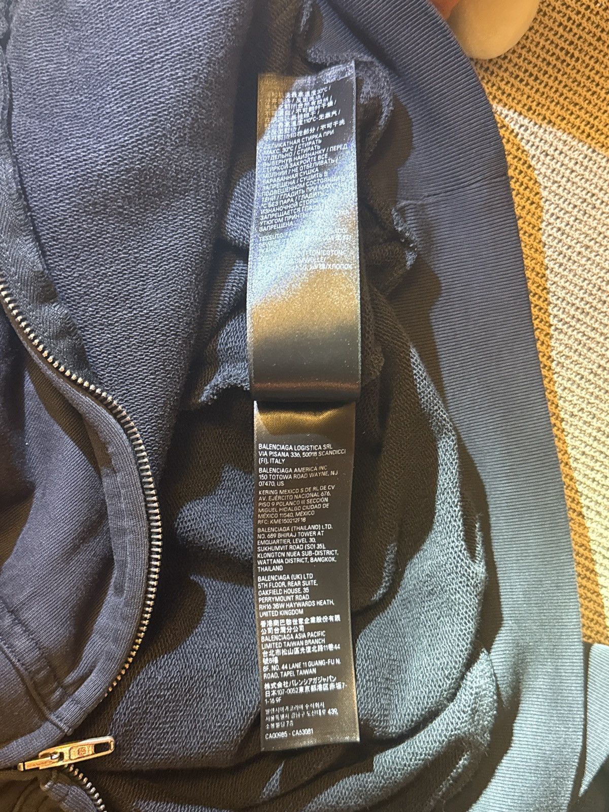 Balenciaga Balenciaga Offshore Zip Up Hoodie Size US M / EU 48-50 / 2 - 7 Thumbnail