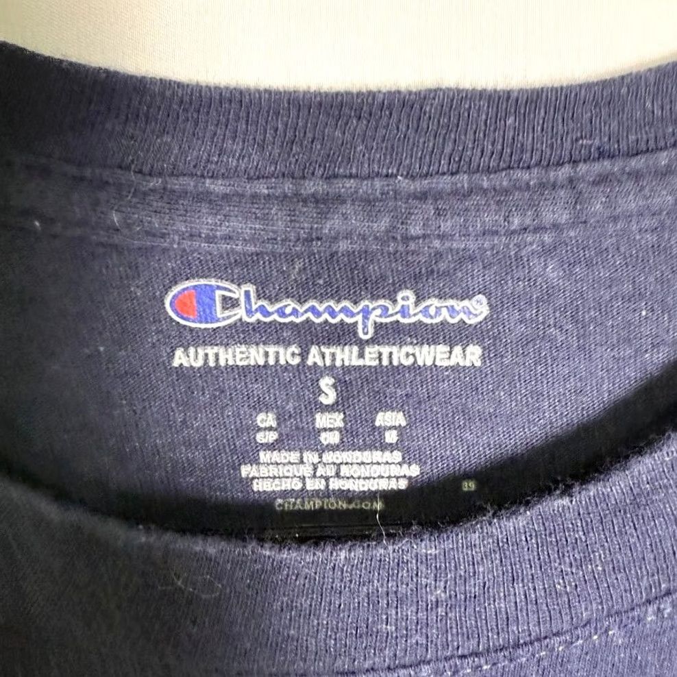 Champion Champion Athleticwear T-Shirt Blue Logo Men's Small Authentic Navy Size US S / EU 44-46 / 1 - 2 Thumbnail