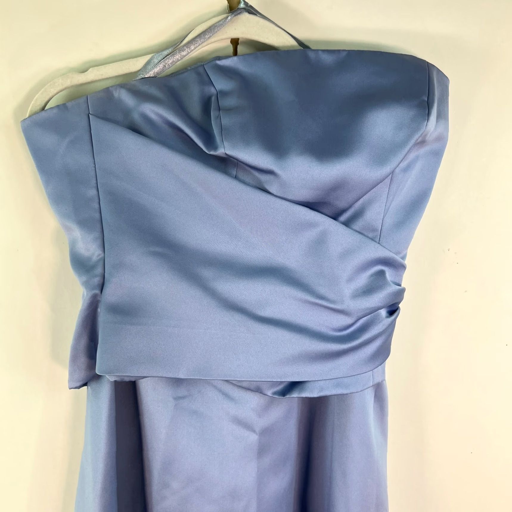 Vintage VINTAGE Mori Lee Blue Cocktail Dress Women Size 10 Sheath Sleeveless Shawl Party Formal Size L / US 10 / IT 46 - 3 Thumbnail