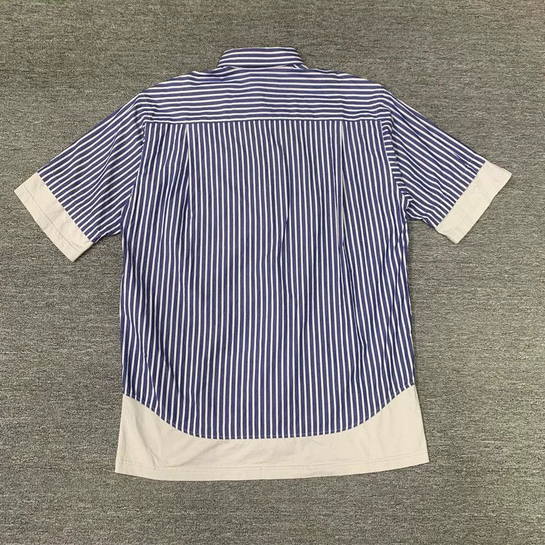 Balenciaga Balenciaga size 37 Blue striped button lock embroidery fau Size US XS / EU 42 / 0 - 2 Thumbnail