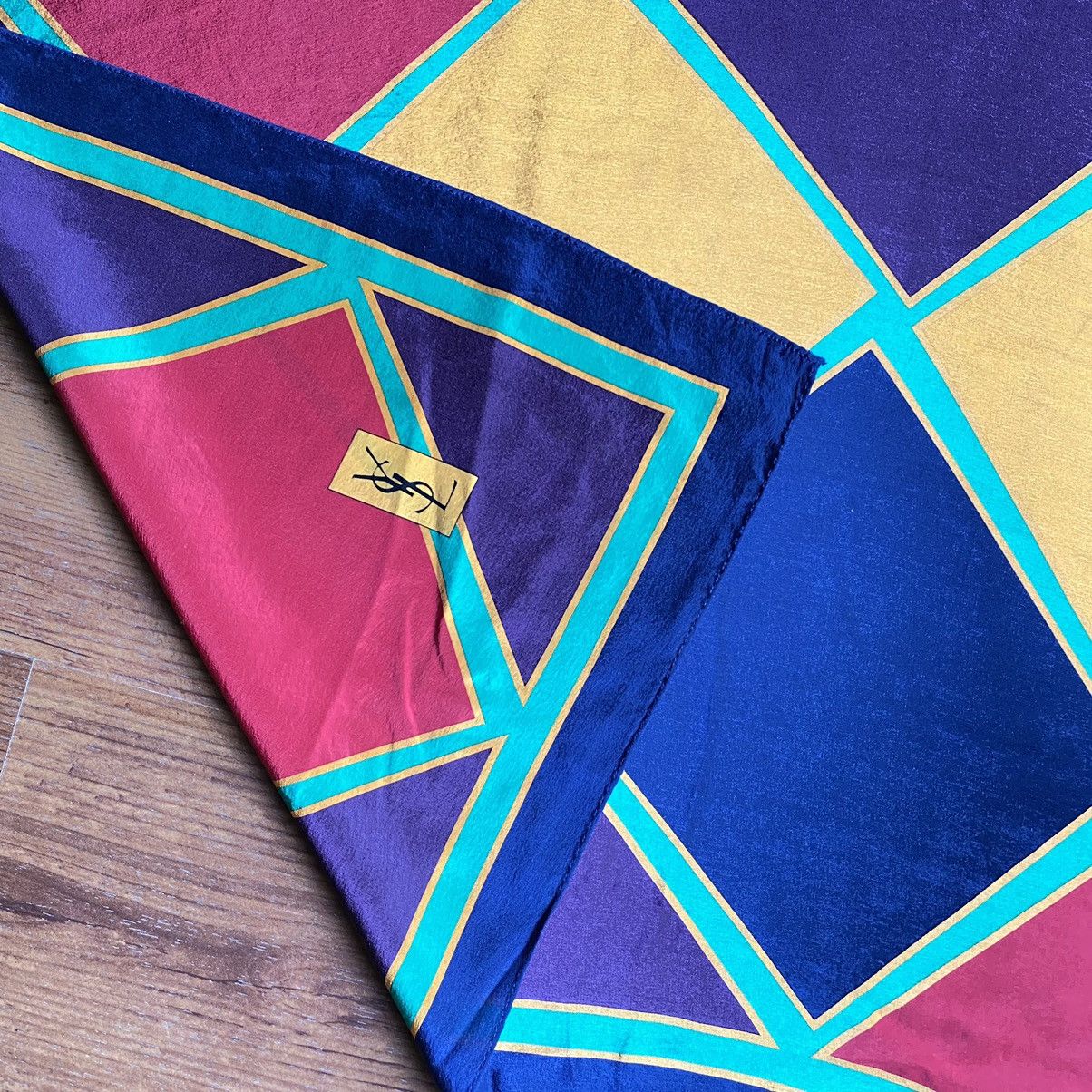 Yves Saint Laurent YSL Yves Saint Laurent multicolor scarf Size ONE SIZE - 3 Thumbnail