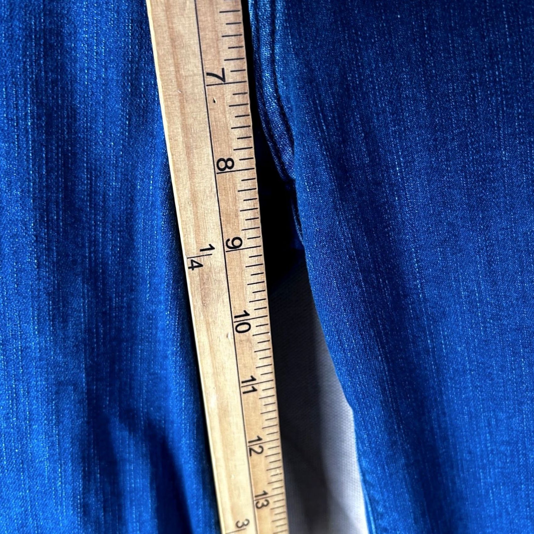 Vintage Flying Monkey Blue Flare Leg Jeans Size 28 Y3261 High Rise Denim Jeans Women 5-Pocket Button Zip Size 28" / US 6 / IT 42 - 7 Thumbnail