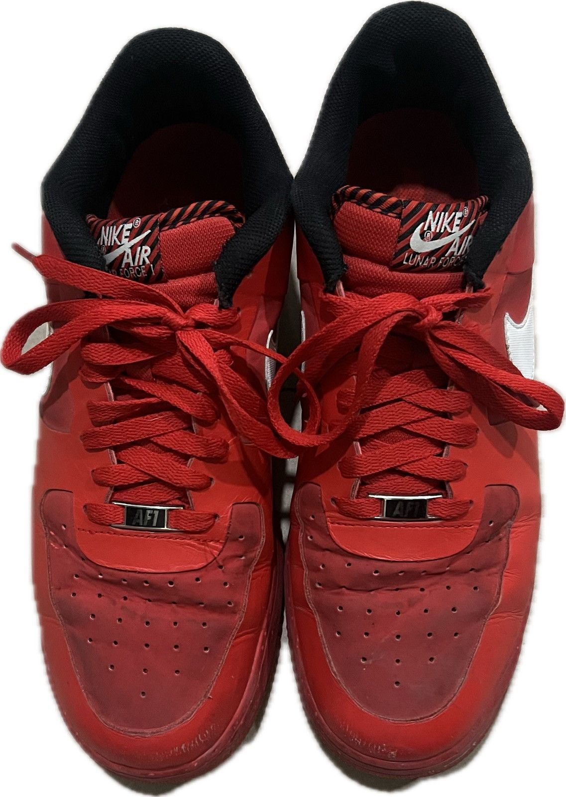 Nike [2013] Nike Lunar Force 1 "University Red" Size US 10.5 / EU 43-44 - 2 Thumbnail