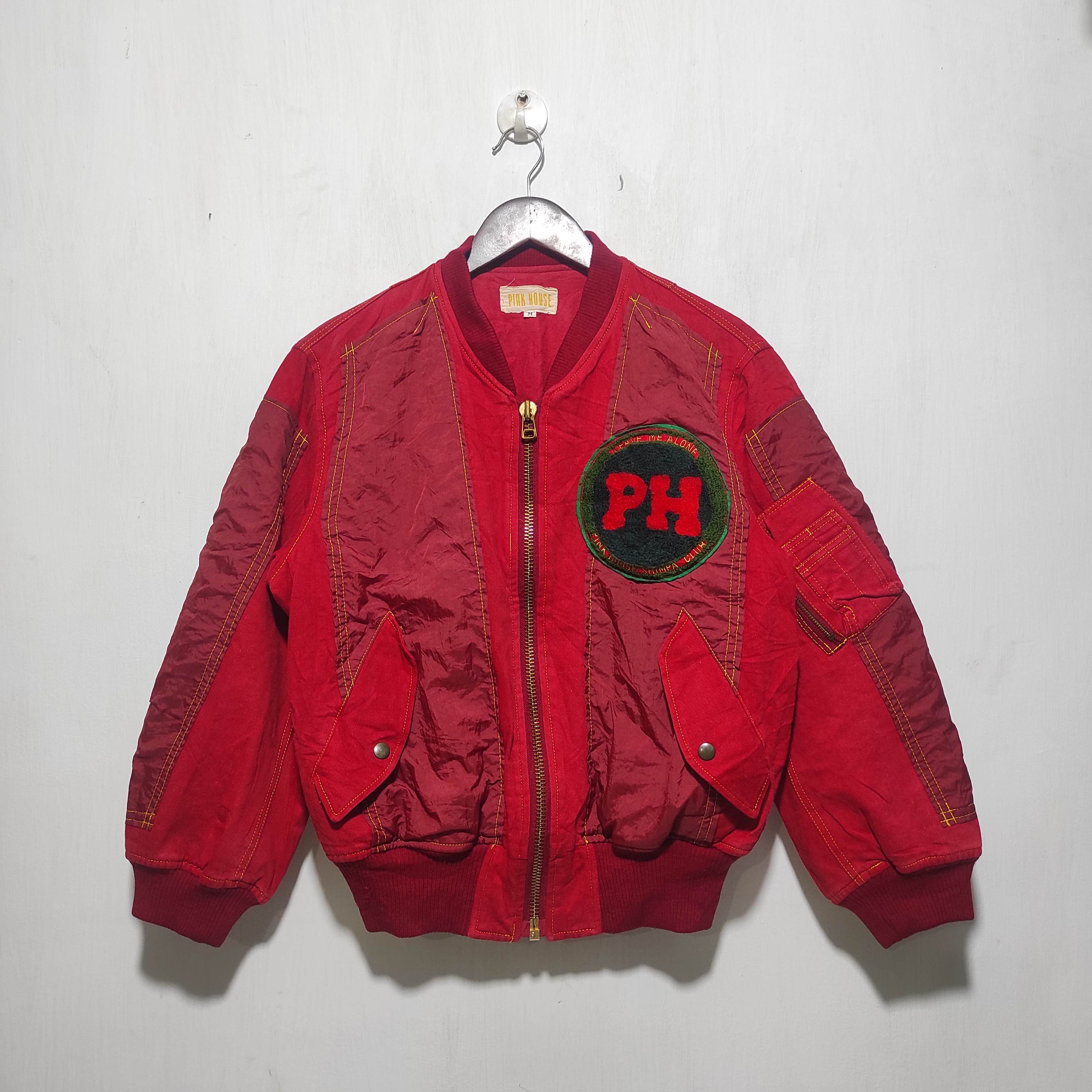 Pink House Vintage Pink House Bomber jacket Size US M / EU 48-50 / 2 - 2 Thumbnail