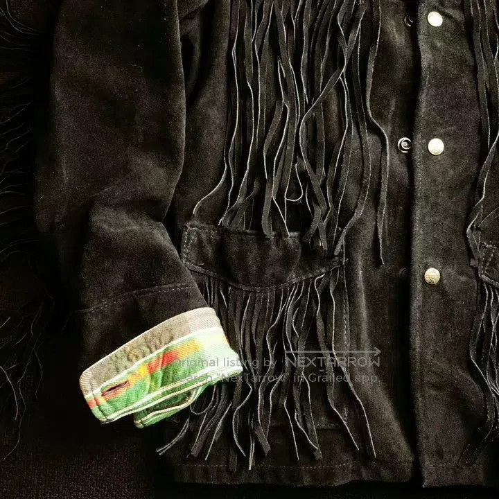 Other Suede cowhide western cowboy tassel leather jacket Size US S / EU 44-46 / 1 - 4 Thumbnail