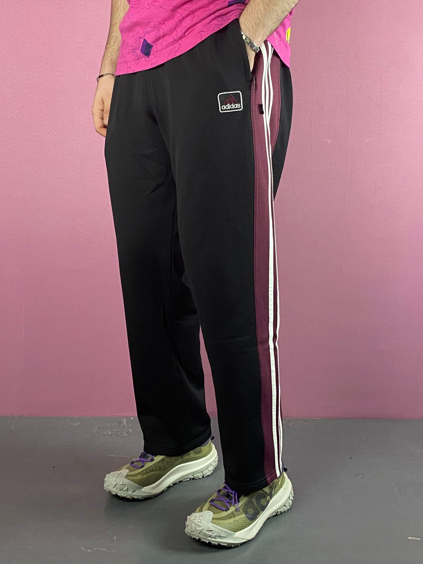 Adidas × Vintage 90s Adidas Vintage Men's Track Pants - M Size US 34 / EU 50 - 1 Thumbnail