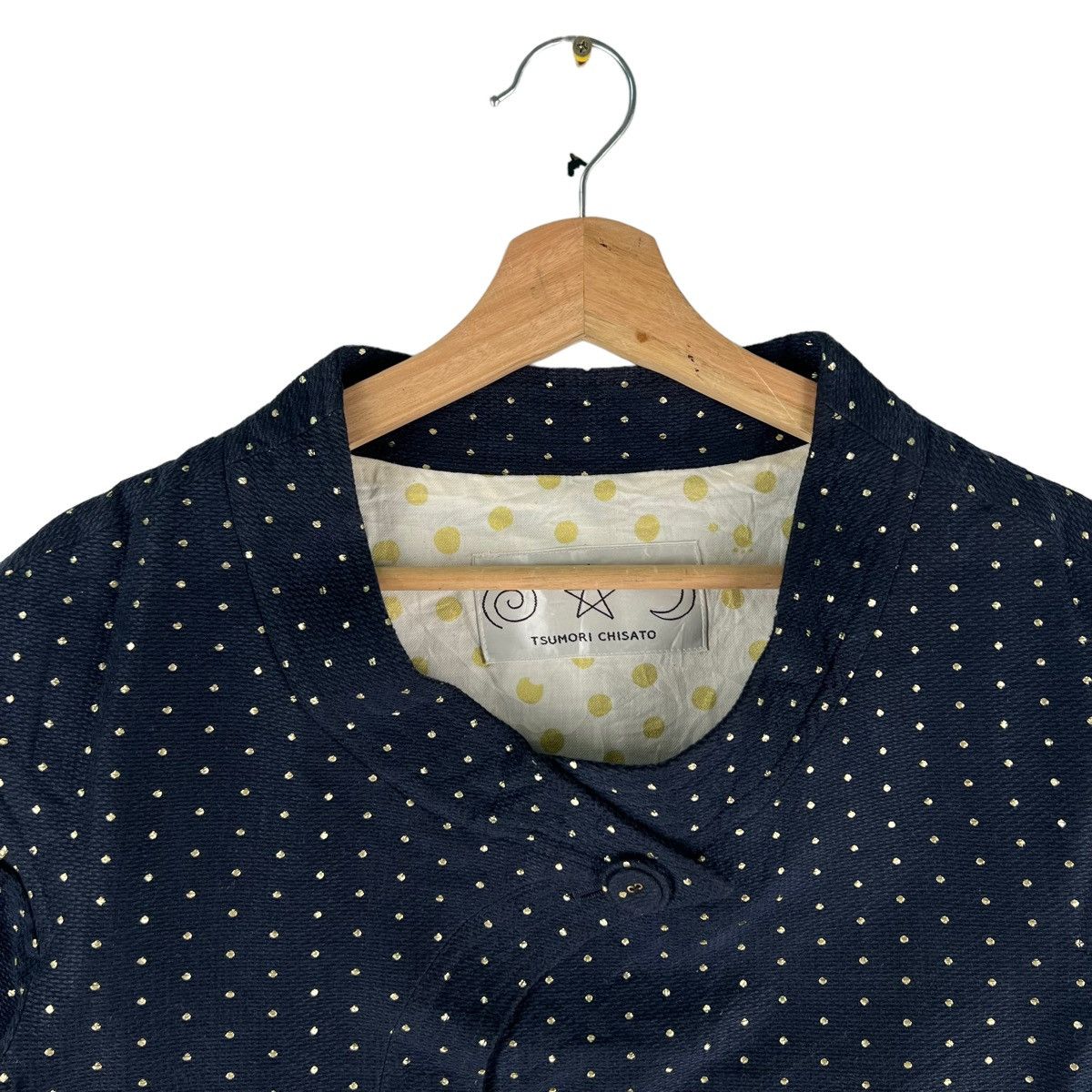 Issey Miyake 🔥VINTAGE CROPPED JACKET POLKADOT DESIGN ISSEY MIYAKE Size M / US 6-8 / IT 42-44 - 3 Thumbnail