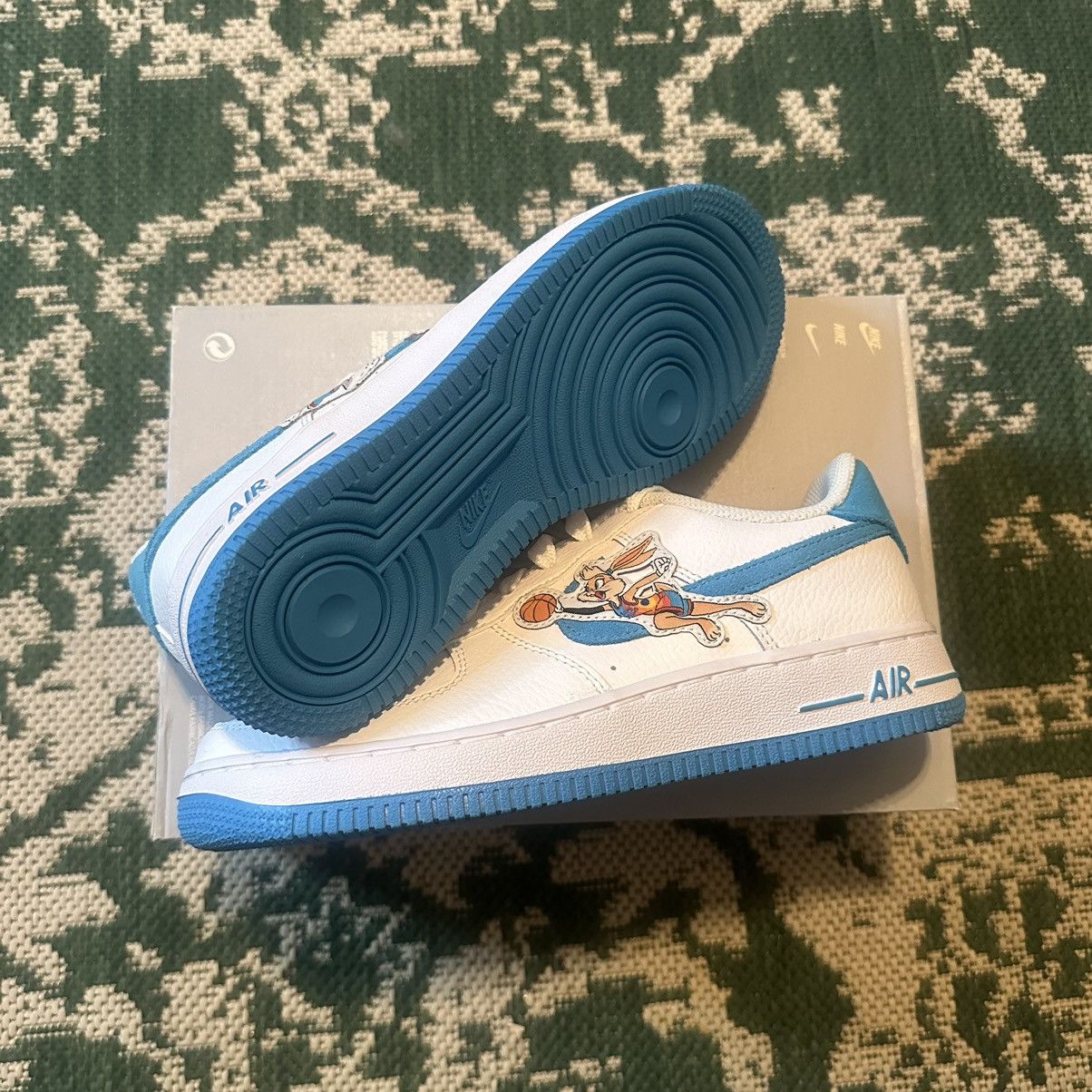 Nike Air Force 1 Space Jam “Hare” Size US 5.5 / EU 38 - 8 Thumbnail