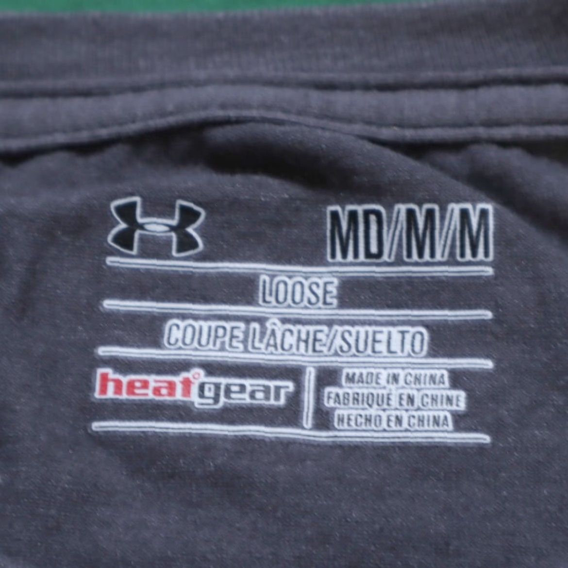 Under Armour Under Armour Heatgear Football Solid T-Shirt Gray Men's M Shirt Short Sleeve Crew Neck Regular Fit Size M Mens Gray Heatgear Football Solid T-Shirt Size US M / EU 48-50 / 2 - 5 Thumbnail