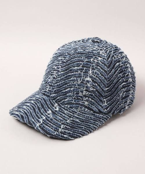 Maison MIHARA YASUHIRO KAMIYA Wave Denim Cap Size ONE SIZE - 1 Thumbnail