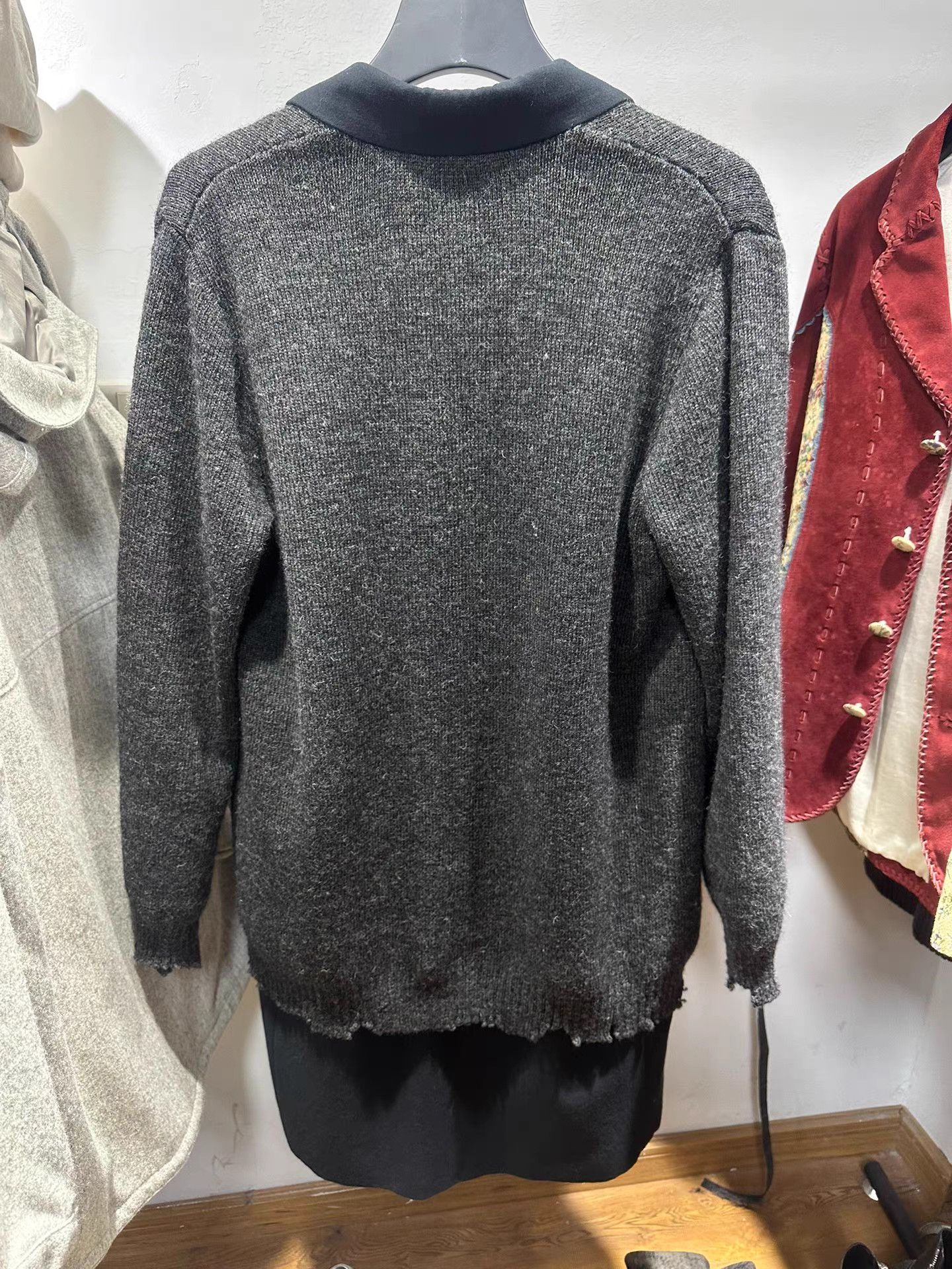 Undercover UNDERCOVER 17AW Distressed Patchwork Wool Coat K20 Size US M / EU 48-50 / 2 - 4 Thumbnail