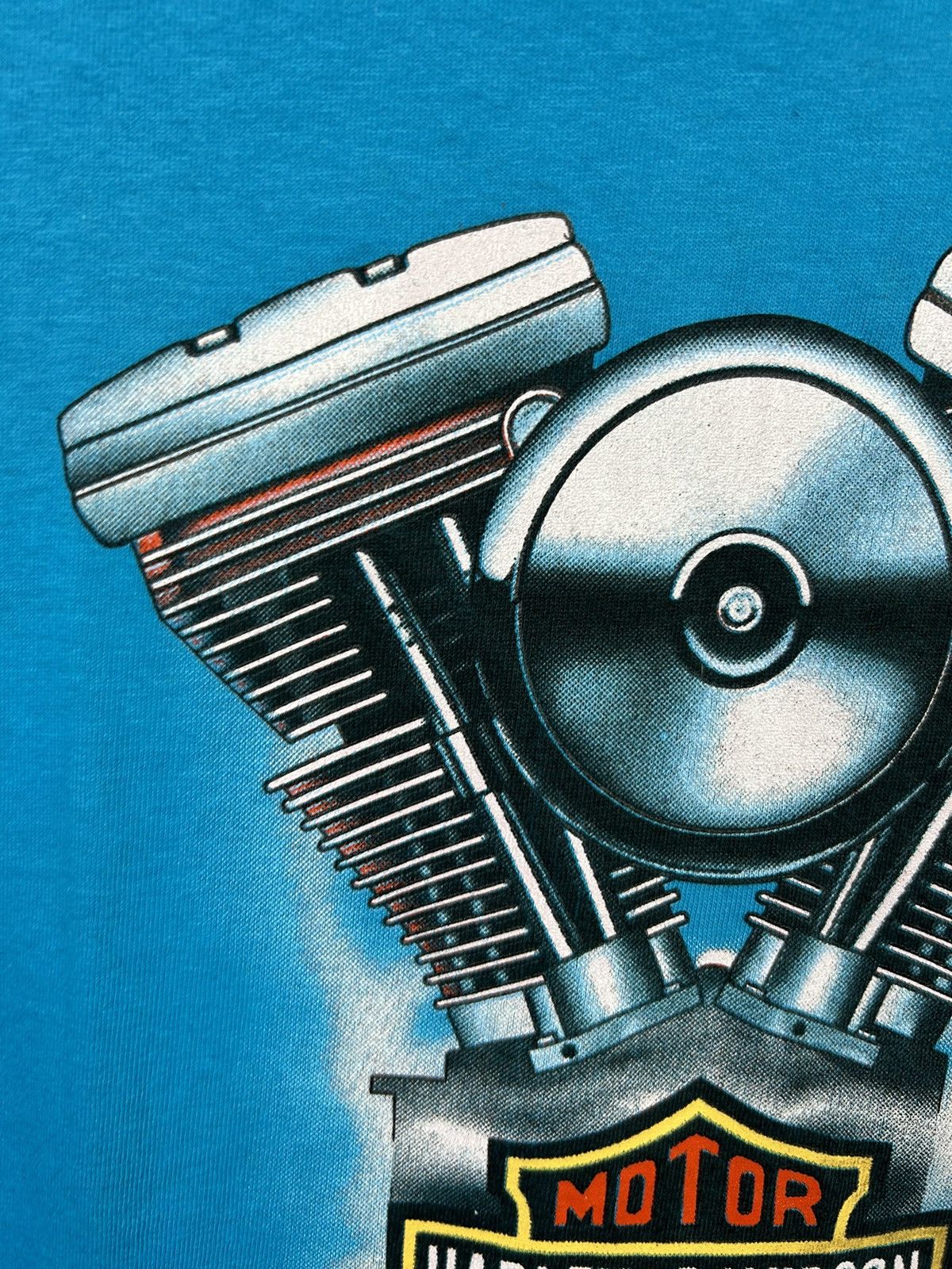 Harley Davidson × Vintage Vintage 3D Emblem Harley Davidson 1990 T shirt Size US L / EU 52-54 / 3 - 7 Thumbnail