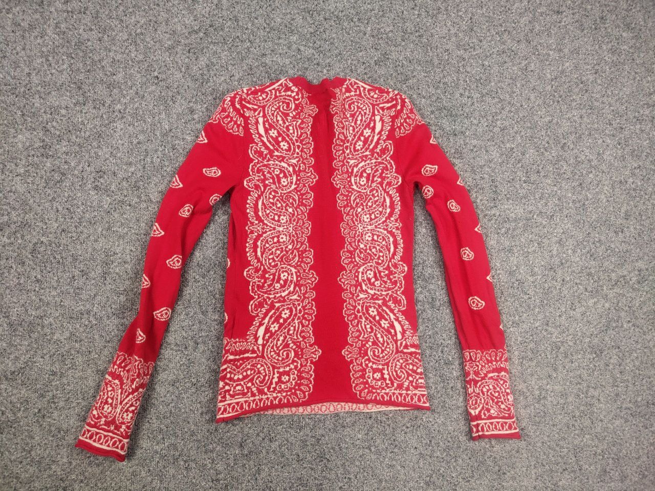 Polo Ralph Lauren Polo Ralph Lauren Paisley Knit Wool Blend Pullover Sweater Size S / US 4 / IT 40 - 10 Thumbnail
