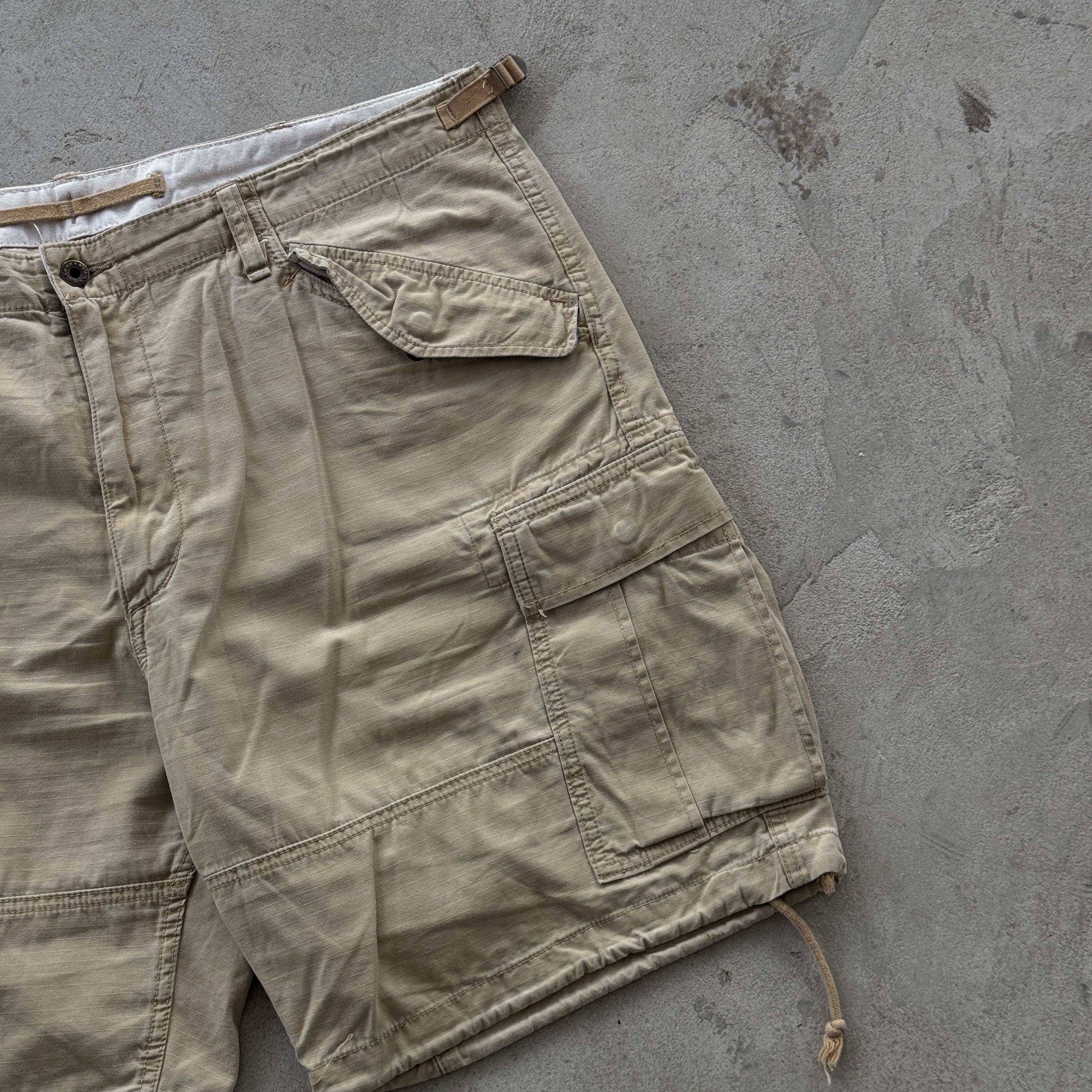 Polo Ralph Lauren Vintage Polo Ralph Lauren Tan Cargo Shorts Classic Fit Style Size US 40 / EU 56 - 3 Thumbnail