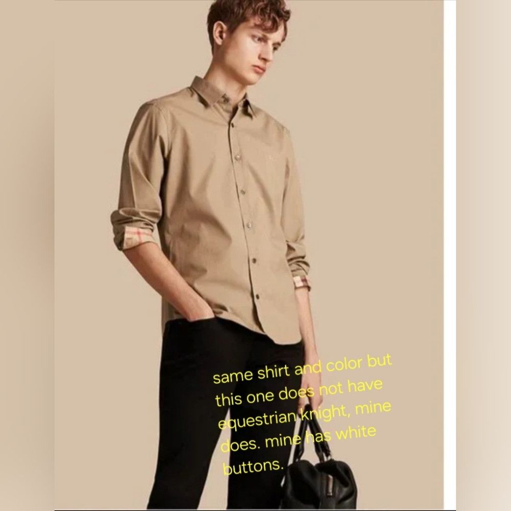 Burberry NWT Burberry Men's Cambridge Button Down Shirt Equestrian K Size US XS / EU 42 / 0 - 3 Thumbnail