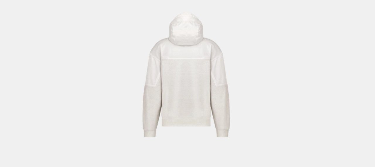Dior o1w1db10824 Oversized Hooded Sweatshirt in White Size US S / EU 44-46 / 1 - 2 Thumbnail