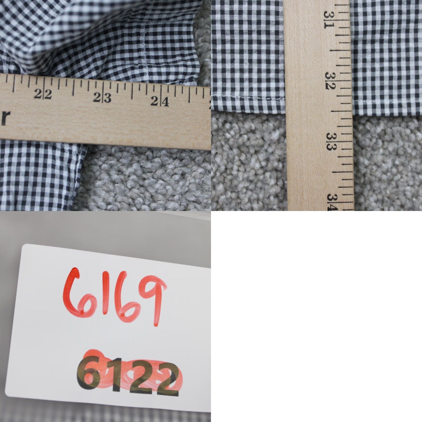Vintage Five Four Halstead Shirt Mens Large Black/White Checkered Cotton S/S Button Down Collared Casual NWT Vintage No Size US L / EU 52-54 / 3 - 9 Thumbnail
