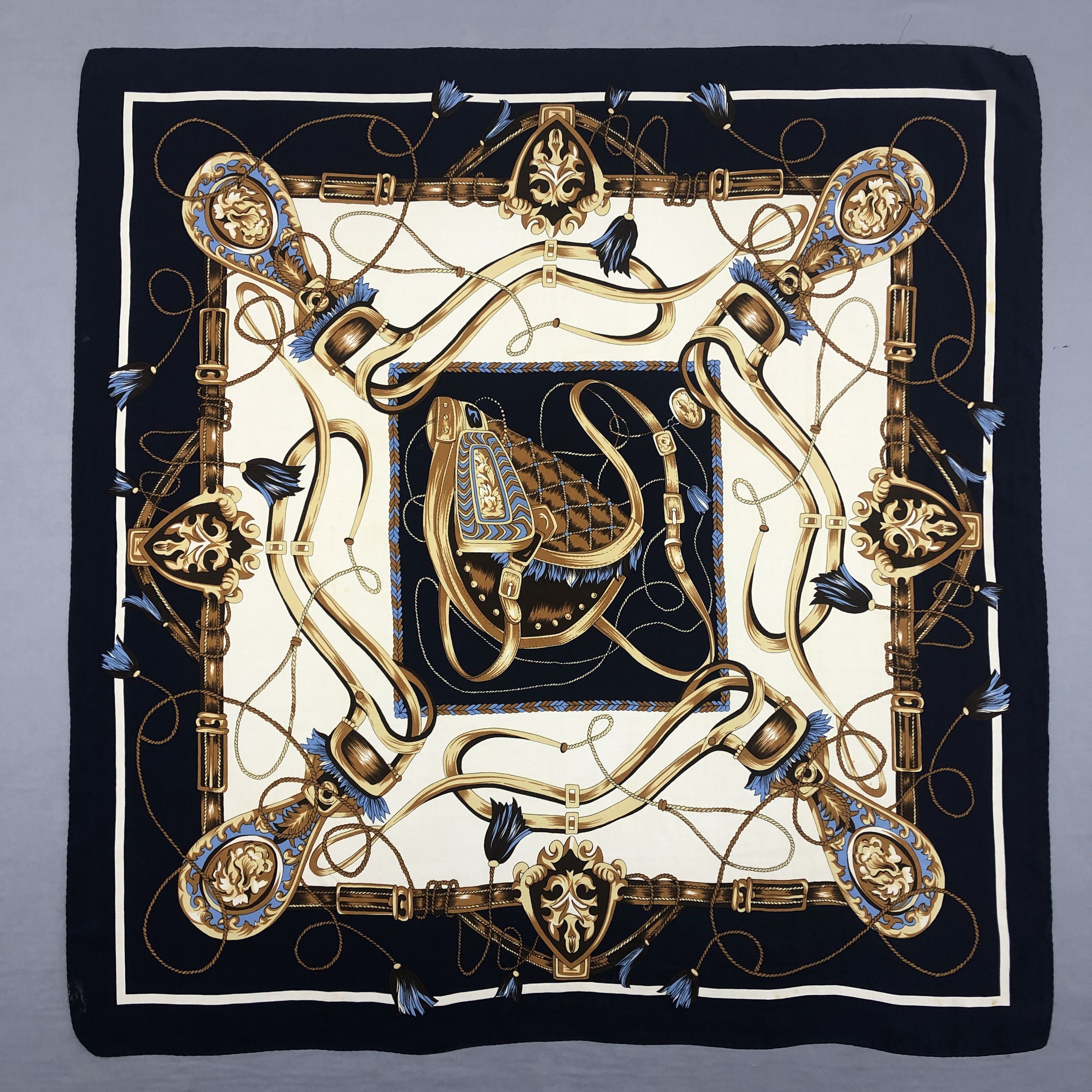 Other × Vintage Vintage SILK Scarf Twill Stole Wraps Scarves Size ONE SIZE - 1 Thumbnail