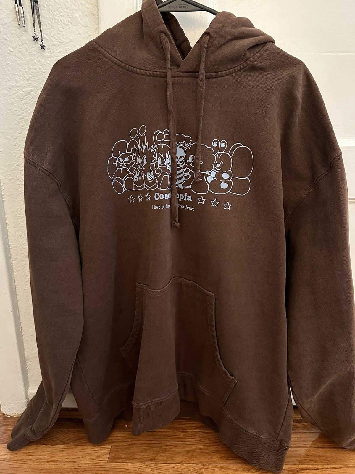 image of Coachtopia 2023 Creatures Hoodie - Brown, Women's (Size Large)