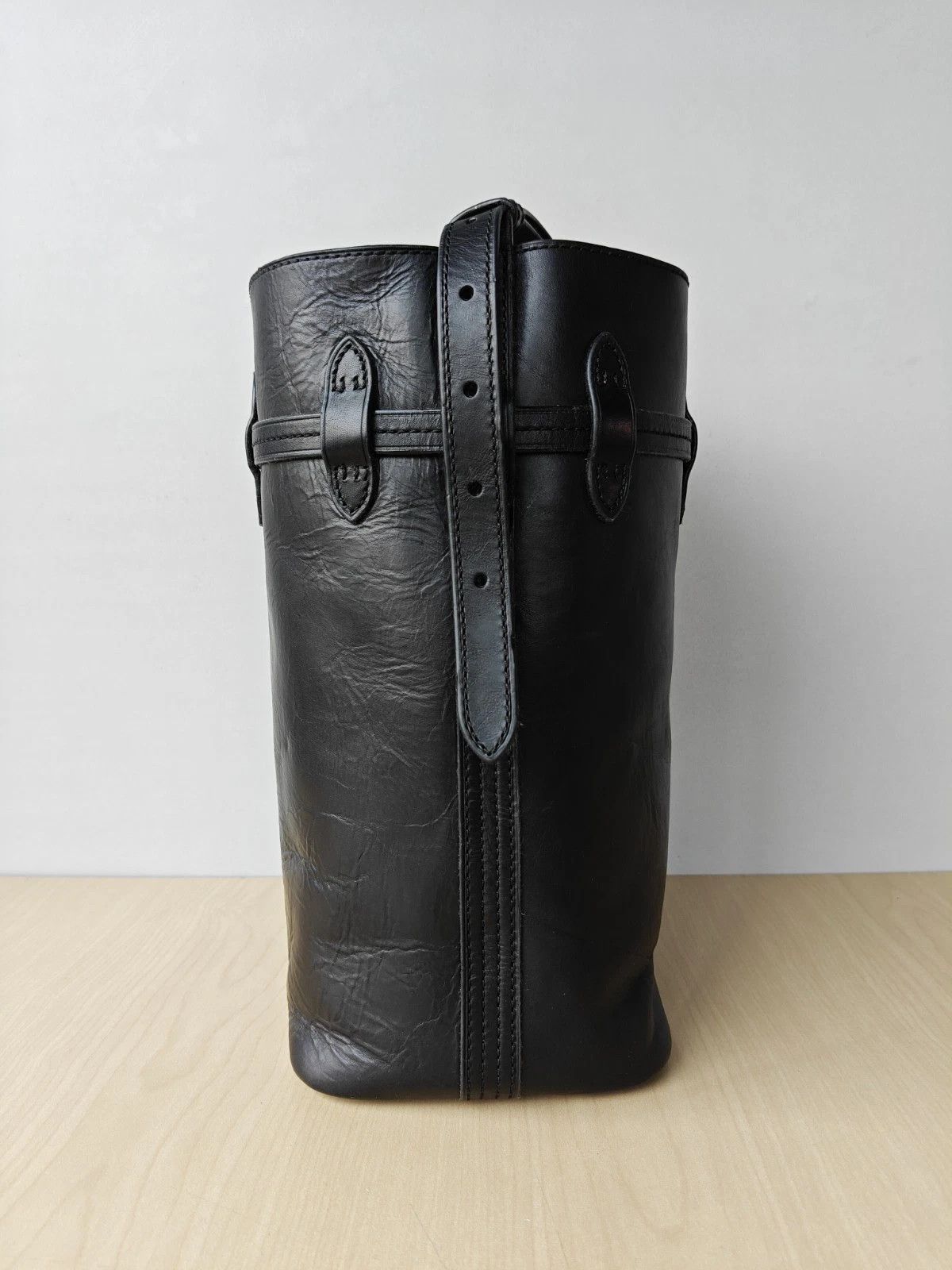 Polo Ralph Lauren Polo Ralph Lauren Bellport Leather Large Bucket Bag FTP 0004 Size ONE SIZE - 4 Thumbnail