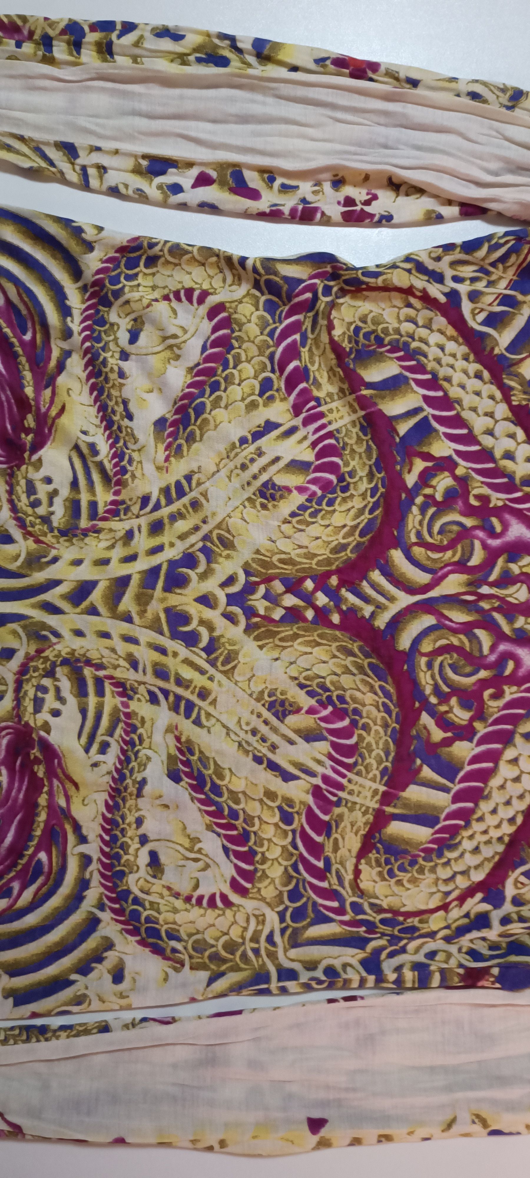 Jean Paul Gaultier Dragon and fishes silk dress Size S / US 4 / IT 40 - 17 Thumbnail
